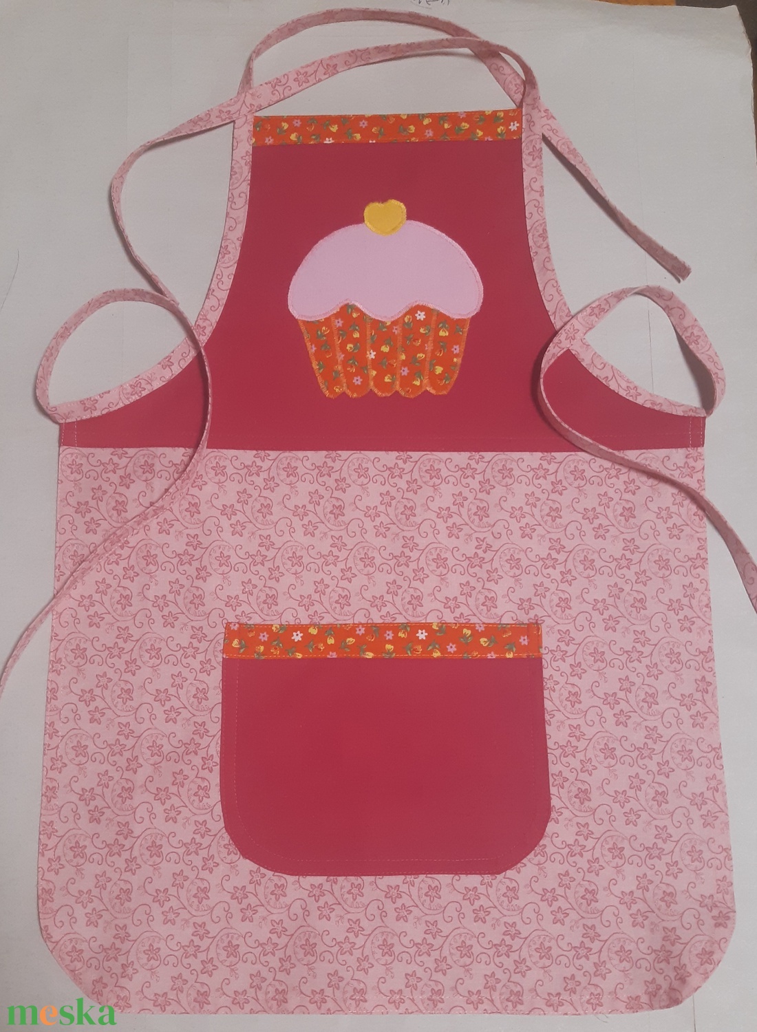 Muffinos kötény - otthon & életmód - konyhafelszerelés, tálalás - konyhai textil - kötény - Meska.hu