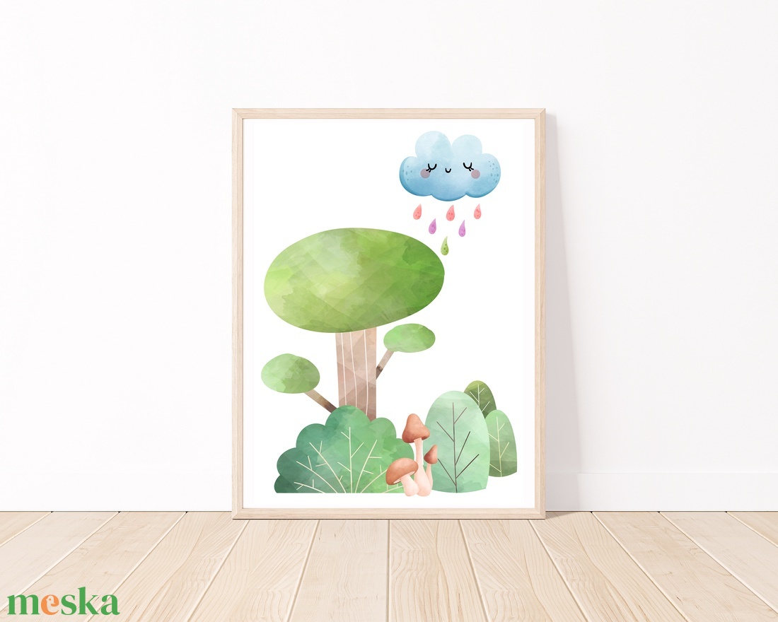 Macis gyerekszoba dekor poszter - A4 falikép szett - 3 db - Be brave - otthon & életmód - babaszoba, gyerekszoba - babaszoba, gyerekszoba - Meska.hu