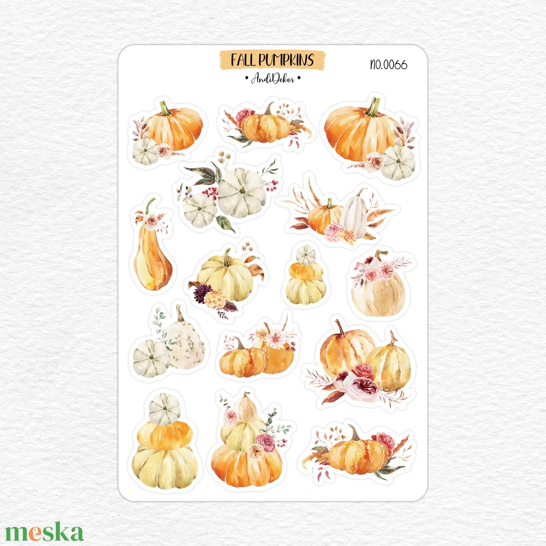 Őszi vízfestékes tökök matrica szett No.0066 - otthon & életmód - dekoráció - halloween - halloweeni dekoráció - Meska.hu Őszi vízfestékes tökök matrica szett No.0066 - otthon & életmód - dekoráció - halloween - halloweeni dekoráció - Meska.hu