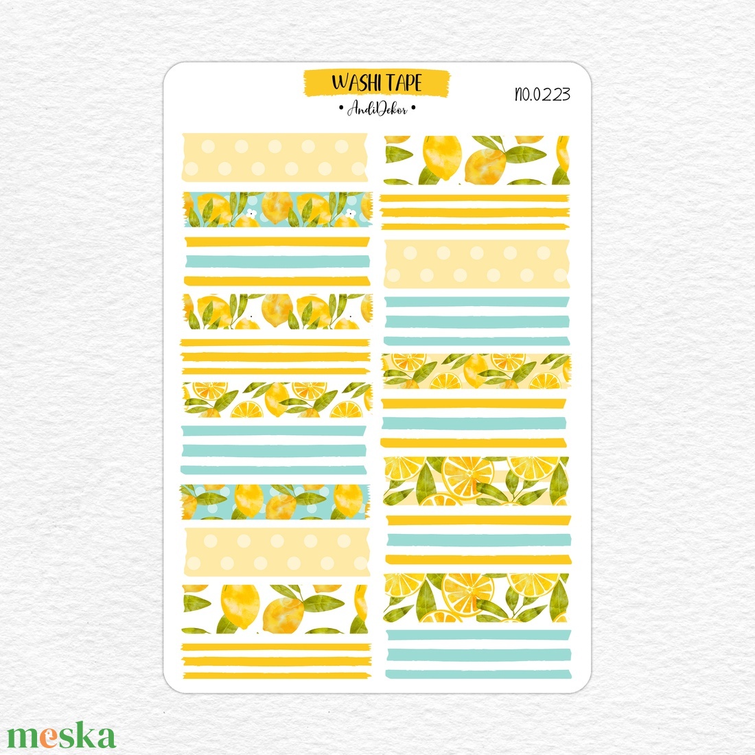 Washi tape matricák No.0223 - otthon & életmód - papír, írószer - matrica, matrica csomag - Meska.hu Washi tape matricák No.0223 - otthon & életmód - papír, írószer - matrica, matrica csomag - Meska.hu