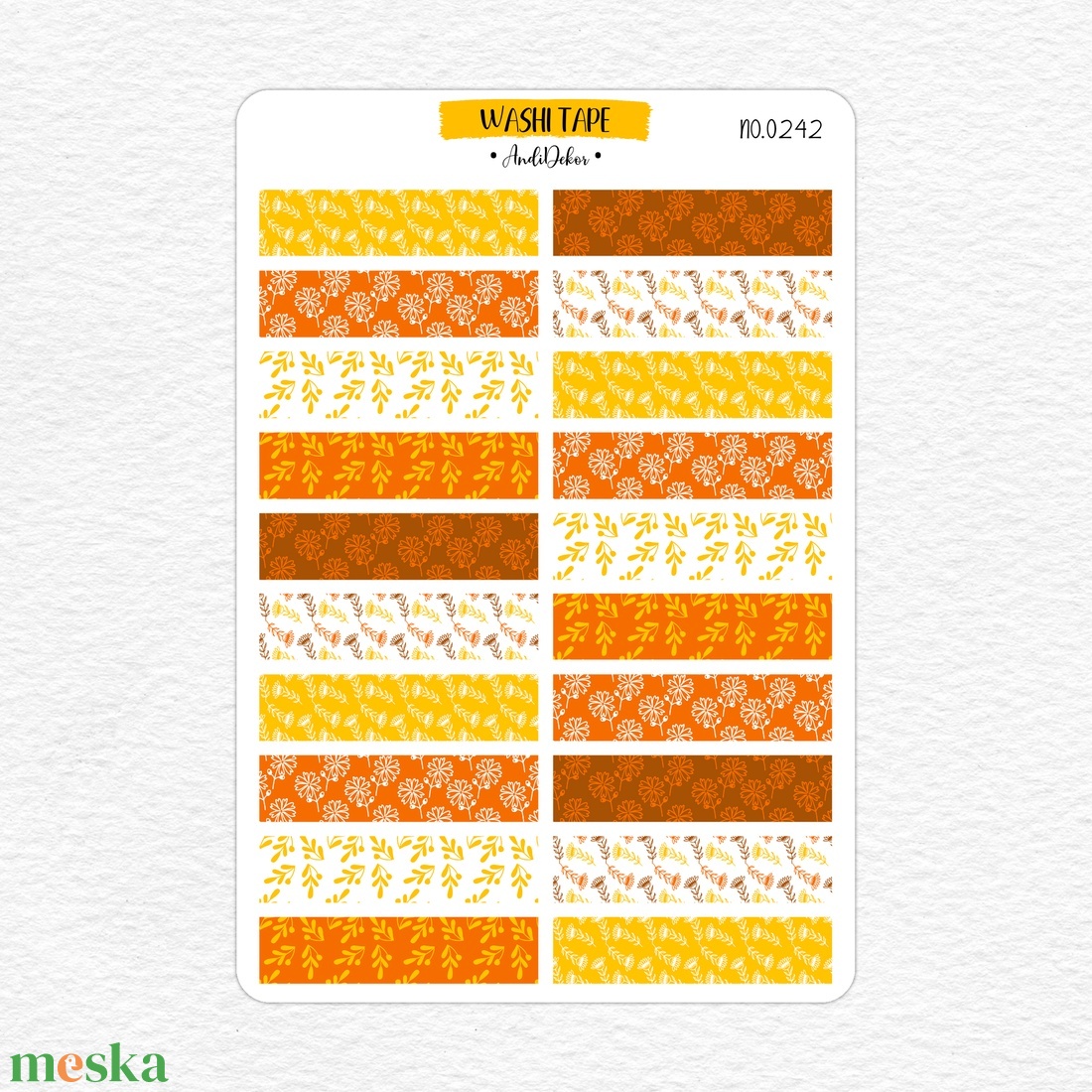 Washi tape matricák No.0242 - otthon & életmód - papír, írószer - matrica, matrica csomag - Meska.hu Washi tape matricák No.0242 - otthon & életmód - papír, írószer - matrica, matrica csomag - Meska.hu