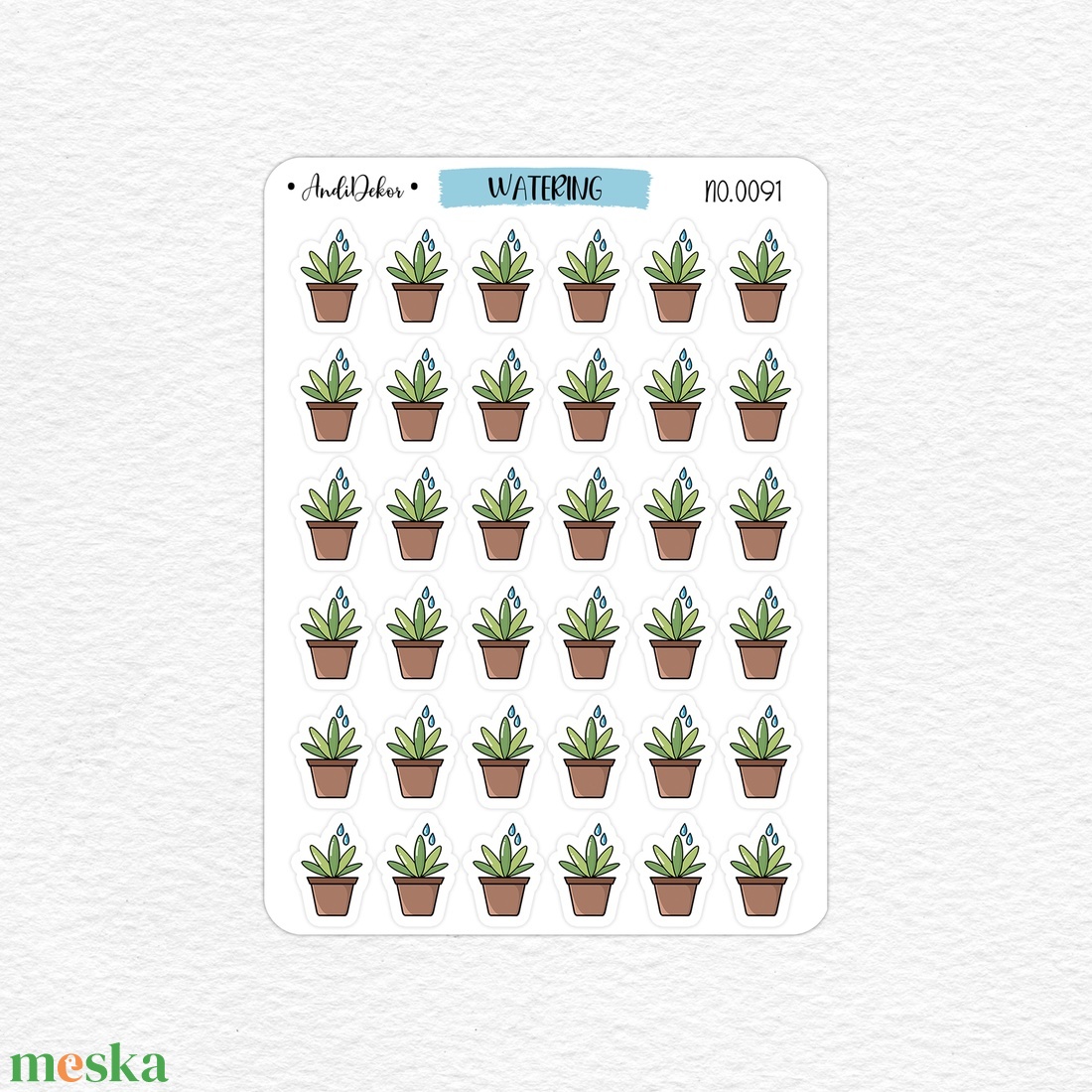Locsolás emlékeztető matrica szett - mini növénykék No.0091 - otthon & életmód - papír, írószer - matrica, matrica csomag - Meska.hu Locsolás emlékeztető matrica szett - mini növénykék No.0091 - otthon & életmód - papír, írószer - matrica, matrica csomag - Meska.hu