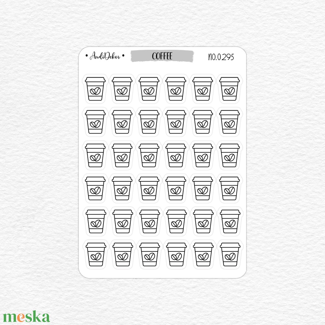 Mini kávés matrica szett - tervező matricák No.0295 - otthon & életmód - papír, írószer - matrica, matrica csomag - Meska.hu Mini kávés matrica szett - tervező matricák No.0295 - otthon & életmód - papír, írószer - matrica, matrica csomag - Meska.hu