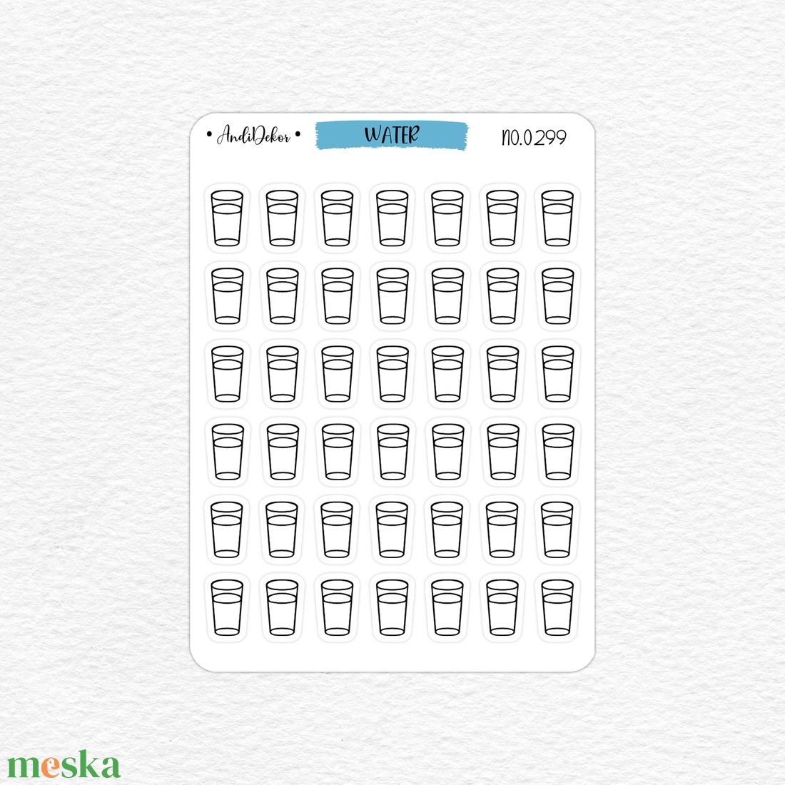 Mini pohár matricák - vízivás emlékeztető matricák No.0299 - otthon & életmód - papír, írószer - matrica, matrica csomag - Meska.hu Mini pohár matricák - vízivás emlékeztető matricák No.0299 - otthon & életmód - papír, írószer - matrica, matrica csomag - Meska.hu