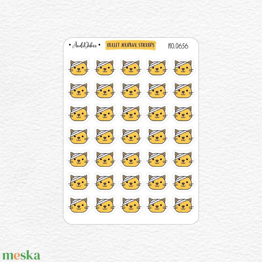 Mini bekötözött fejű cica matricák - állatorvos emlékeztető matricák No.0656 - otthon & életmód - papír, írószer - matrica, matrica csomag - Meska.hu Mini bekötözött fejű cica matricák - állatorvos emlékeztető matricák No.0656 - otthon & életmód - papír, írószer - matrica, matrica csomag - Meska.hu