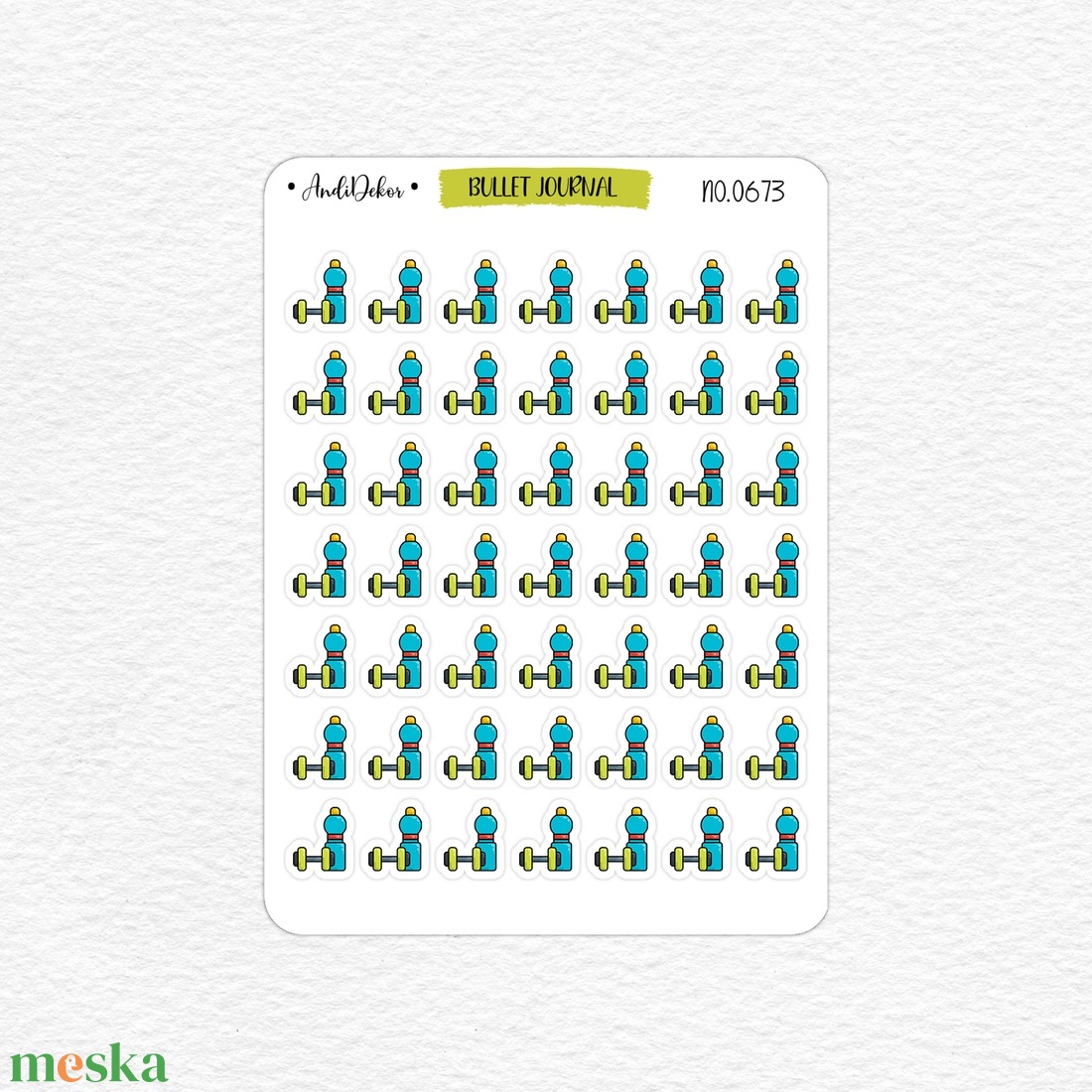 Mini palack és súlyzó matricák - edzés emlékeztető matricák No.0673 - otthon & életmód - papír, írószer - matrica, matrica csomag - Meska.hu Mini palack és súlyzó matricák - edzés emlékeztető matricák No.0673 - otthon & életmód - papír, írószer - matrica, matrica csomag - Meska.hu