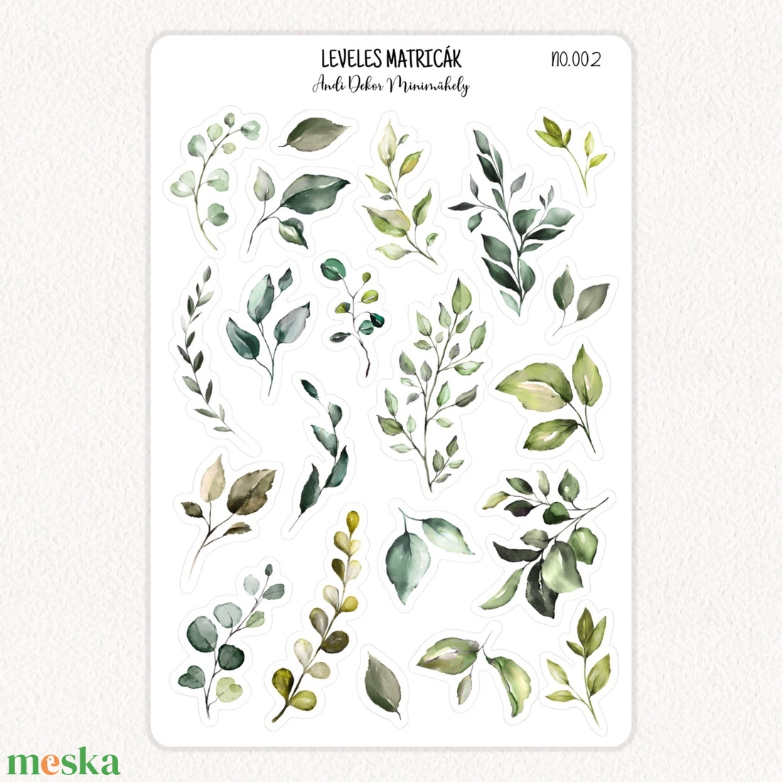 Leveles matricák No.002 - otthon & életmód - papír, írószer - matrica, matrica csomag - Meska.hu