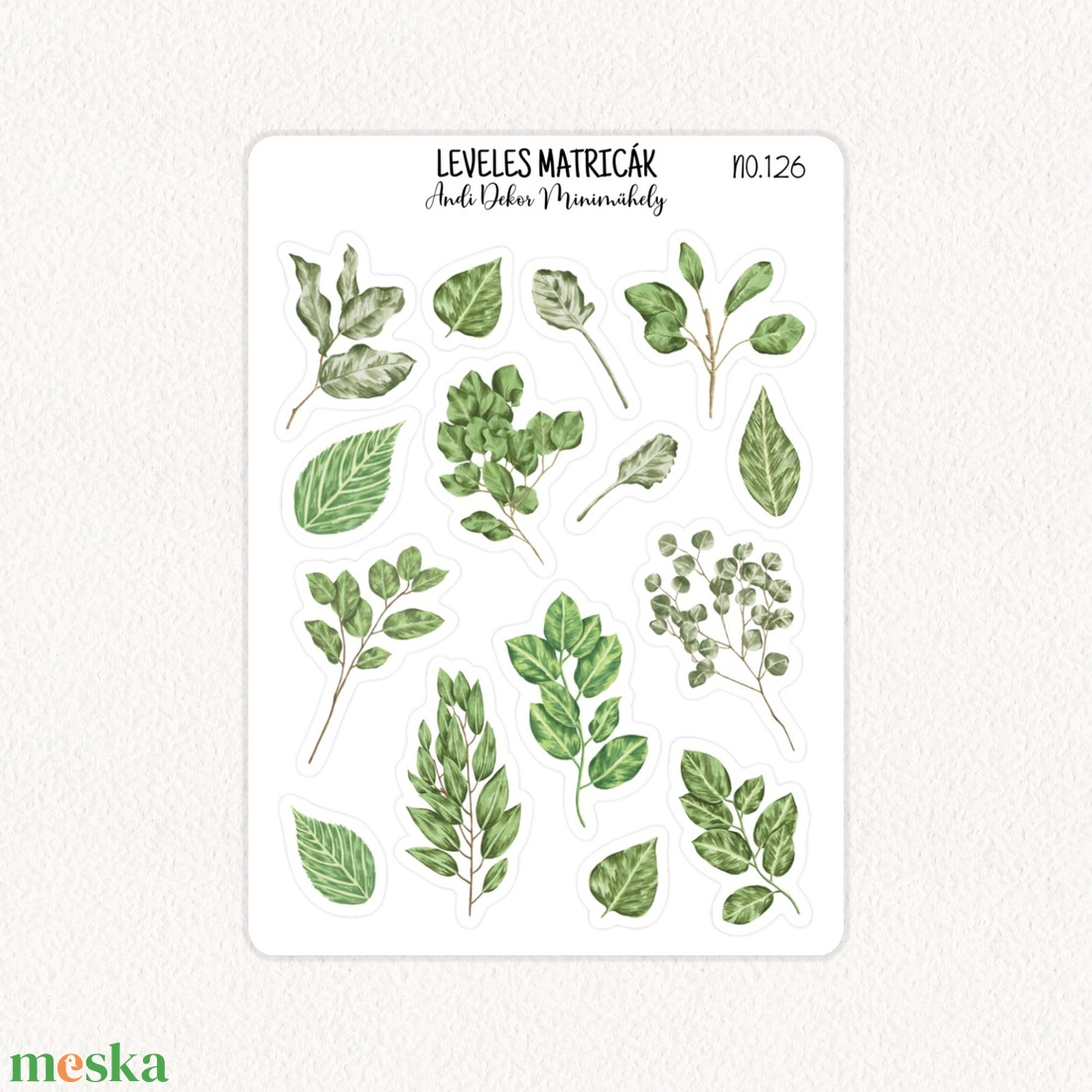 Leveles matricák No.126 - otthon & életmód - papír, írószer - matrica, matrica csomag - Meska.hu