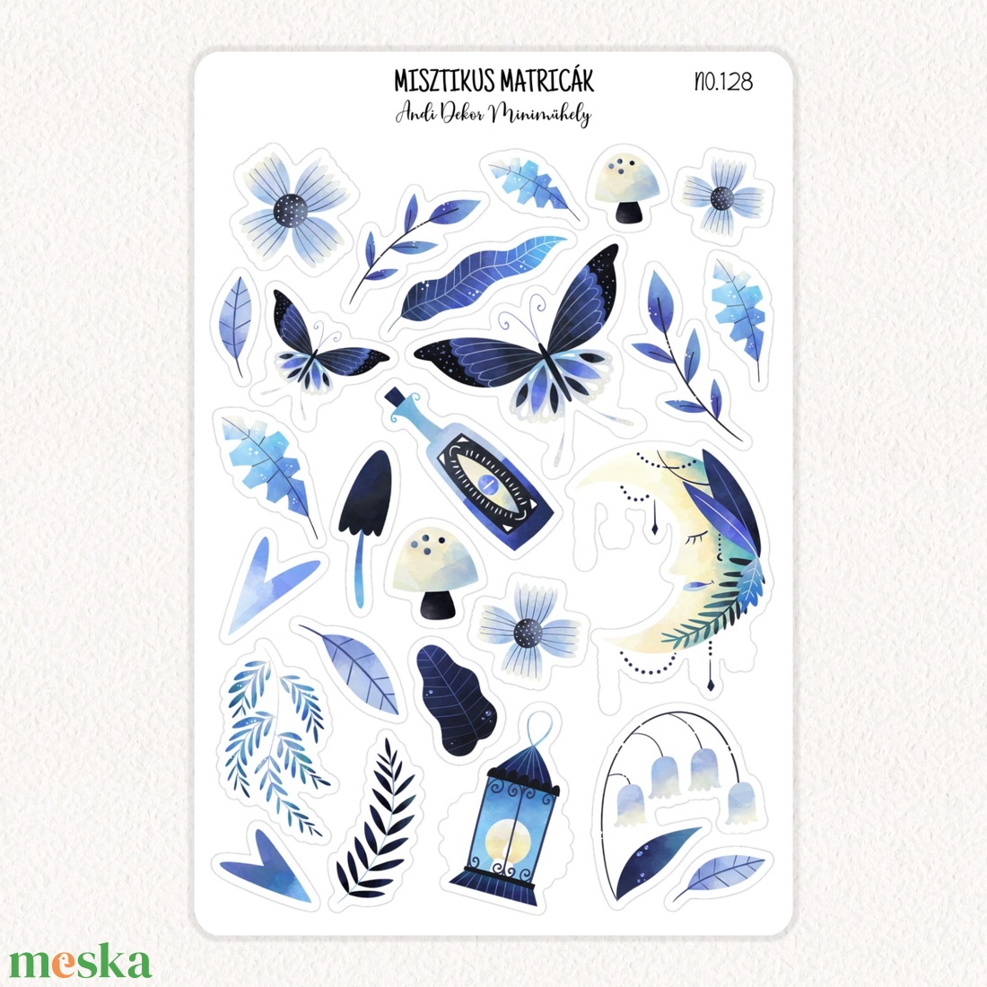 Misztikus matricák No.128 - otthon & életmód - papír, írószer - matrica, matrica csomag - Meska.hu