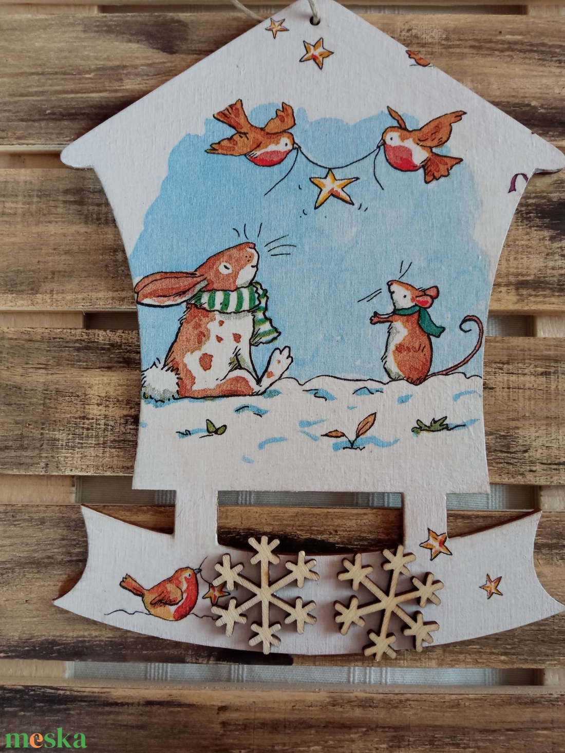 Nyuszi és barátai karácsonyi ajtódísz  - karácsony - karácsonyi lakásdekoráció - karácsonyi ajtódíszek - Meska.hu Nyuszi és barátai karácsonyi ajtódísz  - karácsony - karácsonyi lakásdekoráció - karácsonyi ajtódíszek - Meska.hu