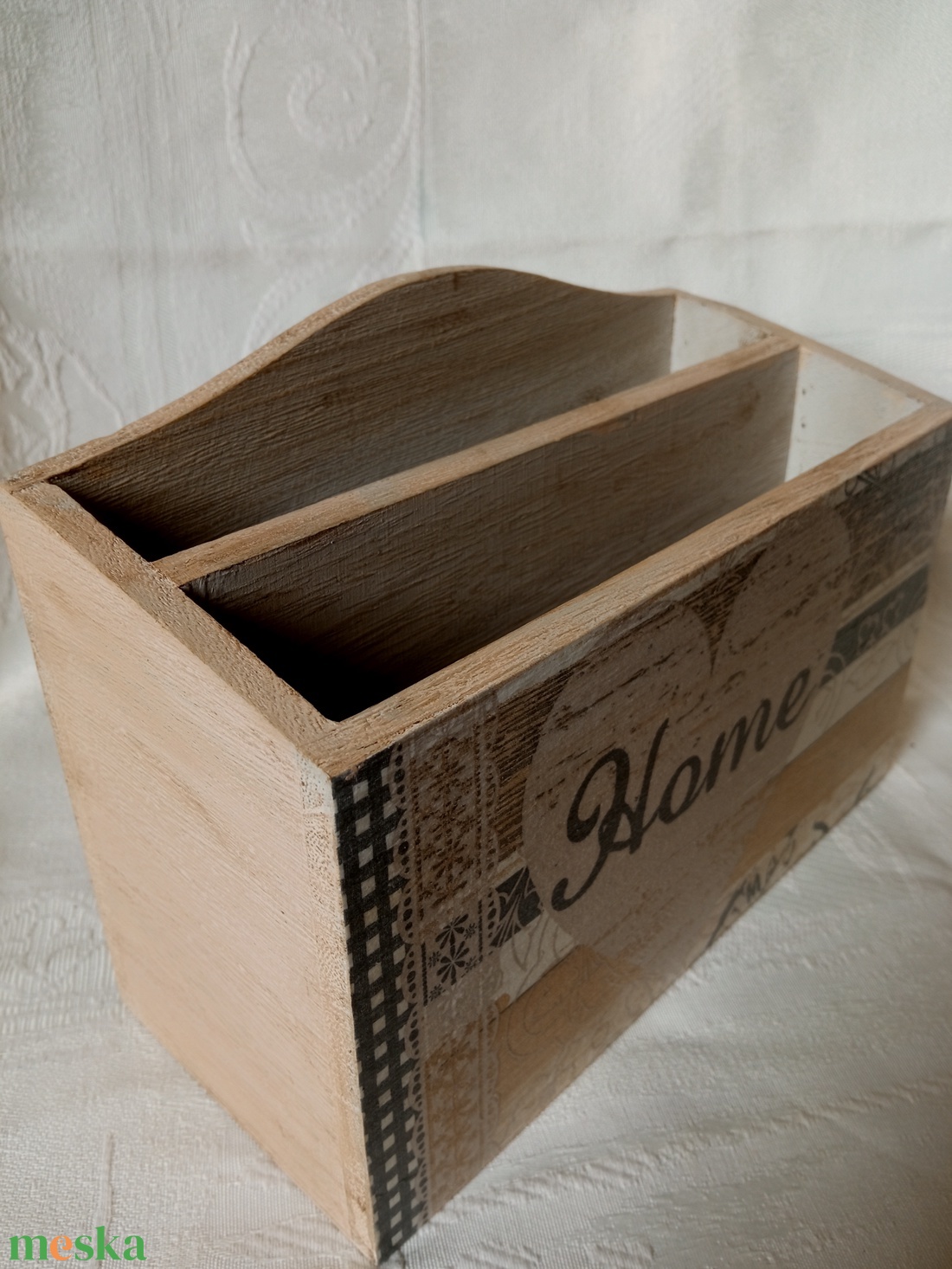 Számla tartó doboz - otthon & életmód - tárolás & rendszerezés - íróasztali tároló - Meska.hu