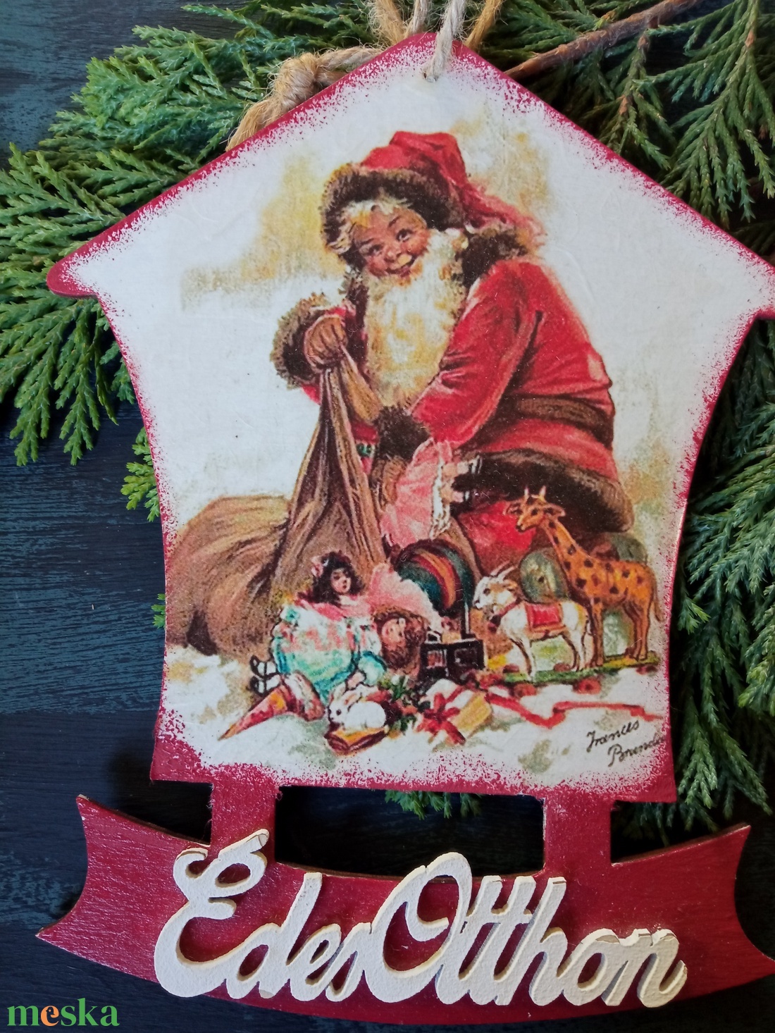 Mikulásos ajtókopogtató - karácsony - mikulás - mikulás beltéri dekoráció - Meska.hu Mikulásos ajtókopogtató - karácsony - mikulás - mikulás beltéri dekoráció - Meska.hu