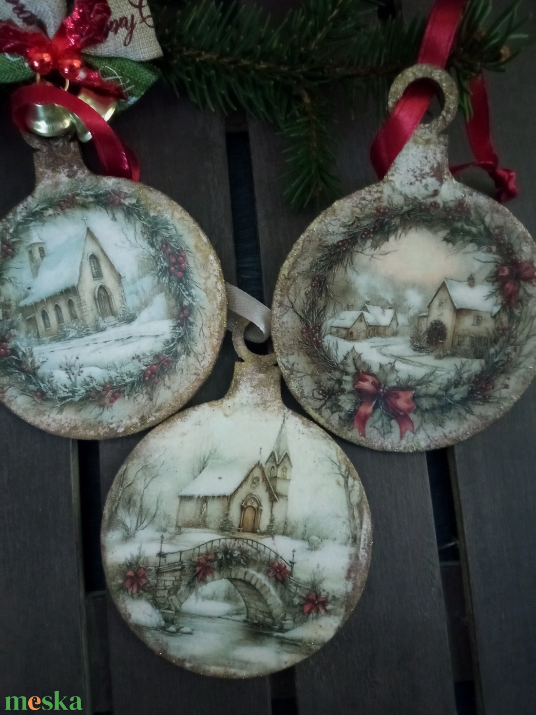 Kpolnk-karácsonyfadíszek - karácsony - karácsonyi lakásdekoráció - karácsonyfadíszek - Meska.hu