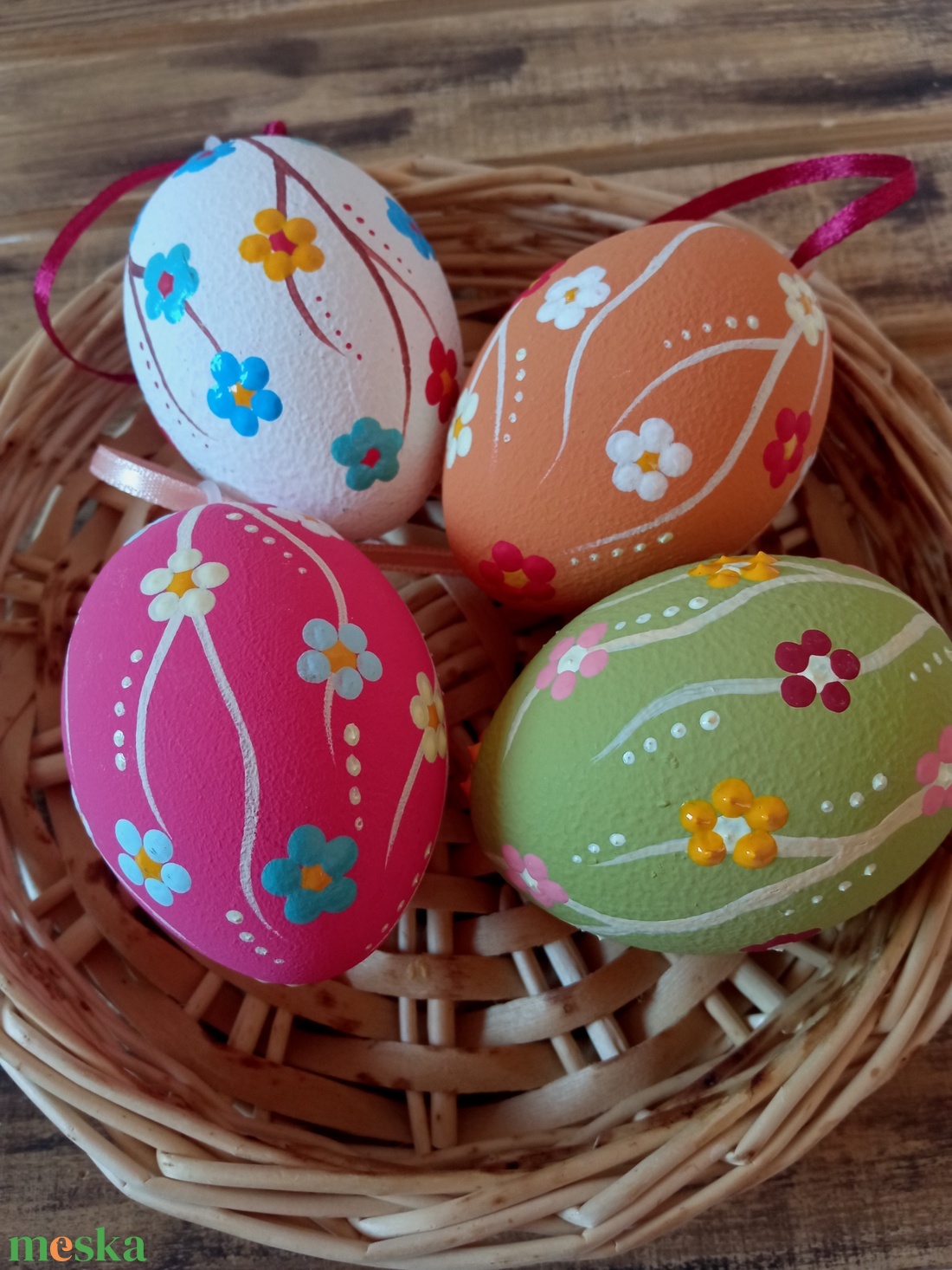 Vir�gos húsvéti toj�sok - ünnepi díszek, dekorációk - húsvéti díszek és dekorációk - húsvéti tojás, hímestojás - Meska.hu