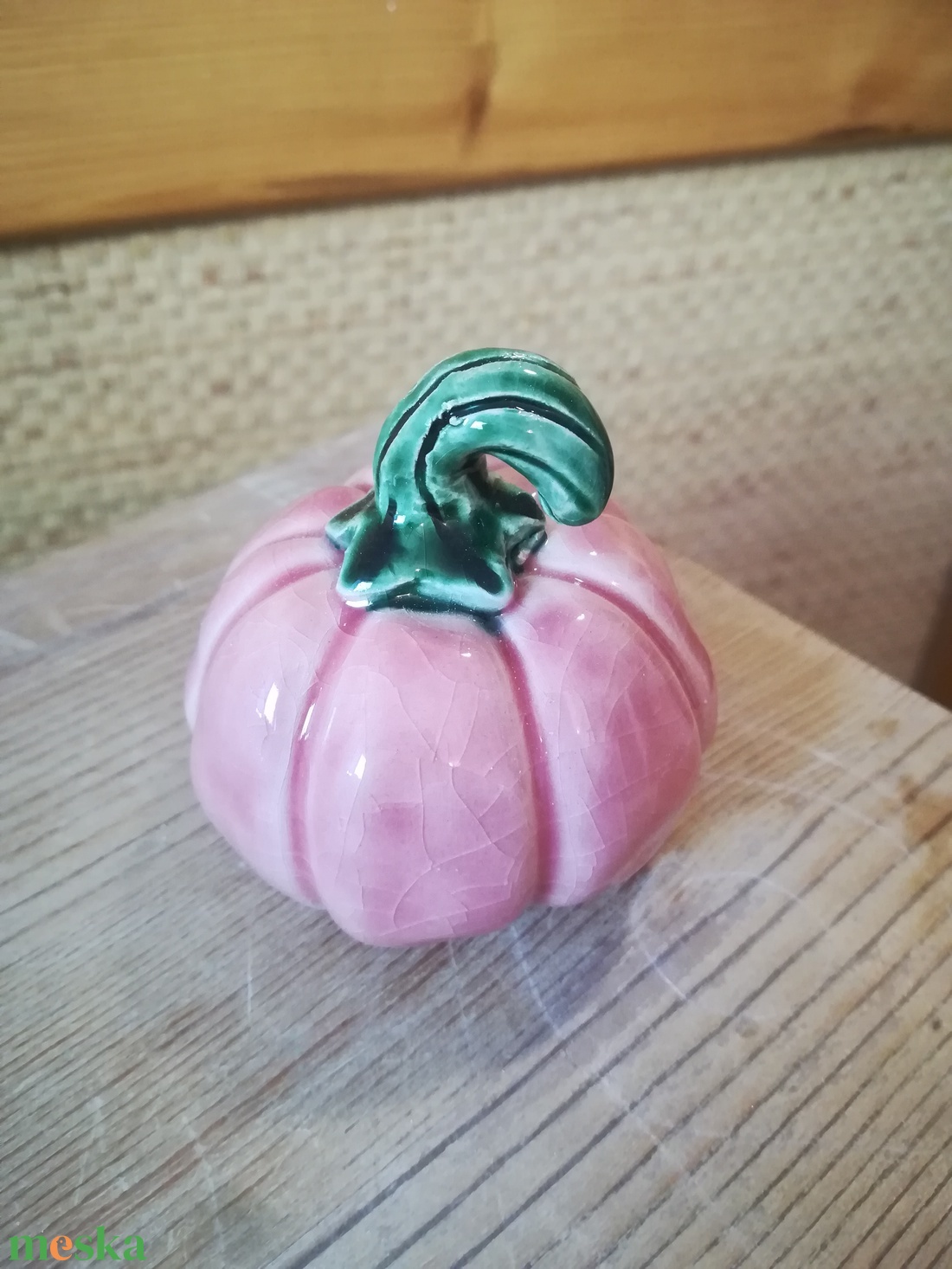 Kerámia tök, kicsi  - halloweeni tök - halloweeni tök - Meska.hu