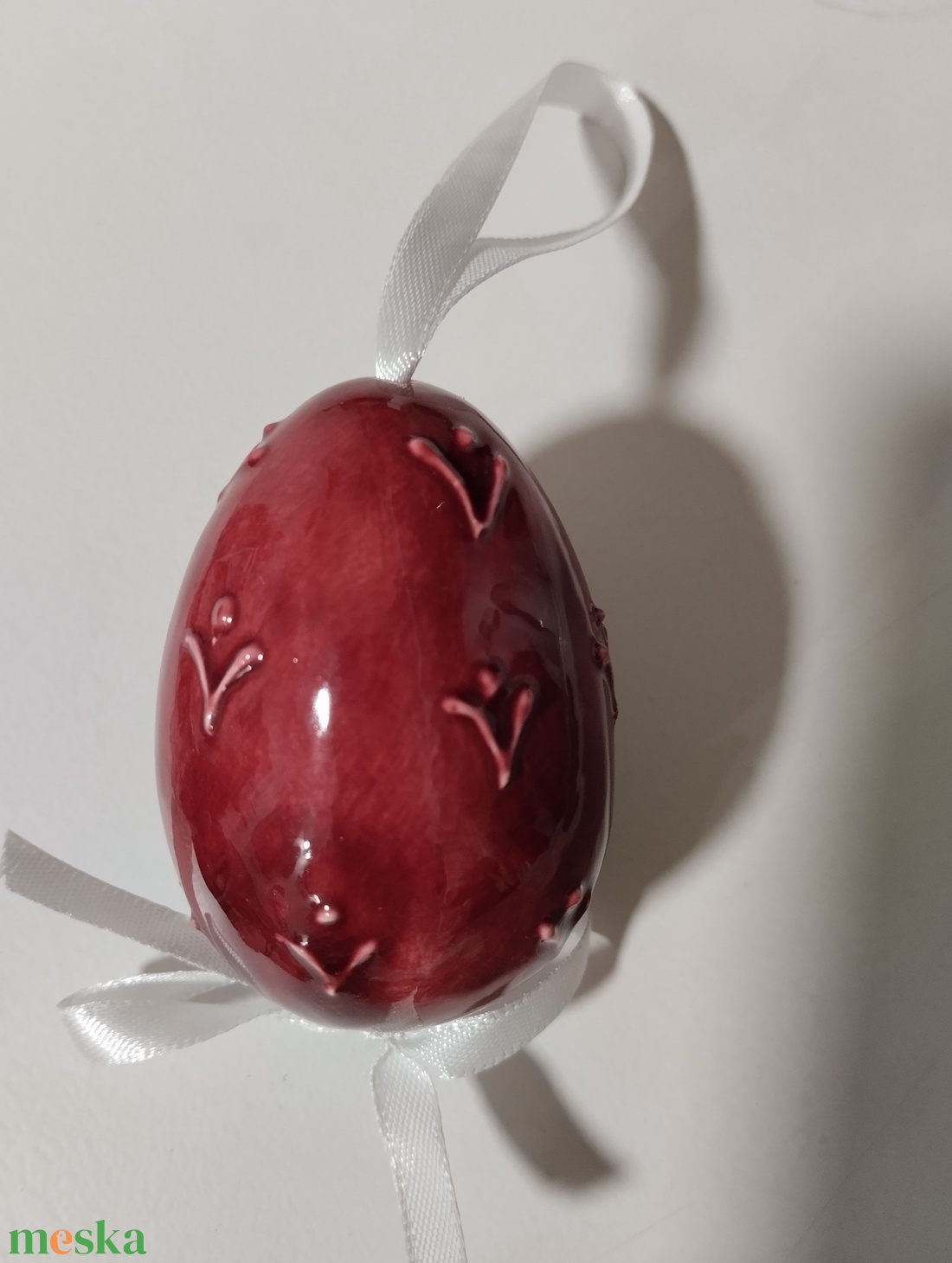 Kerámia hímes tojás  - otthon & életmód - dekoráció - asztal és polc dekoráció - asztaldísz - Meska.hu