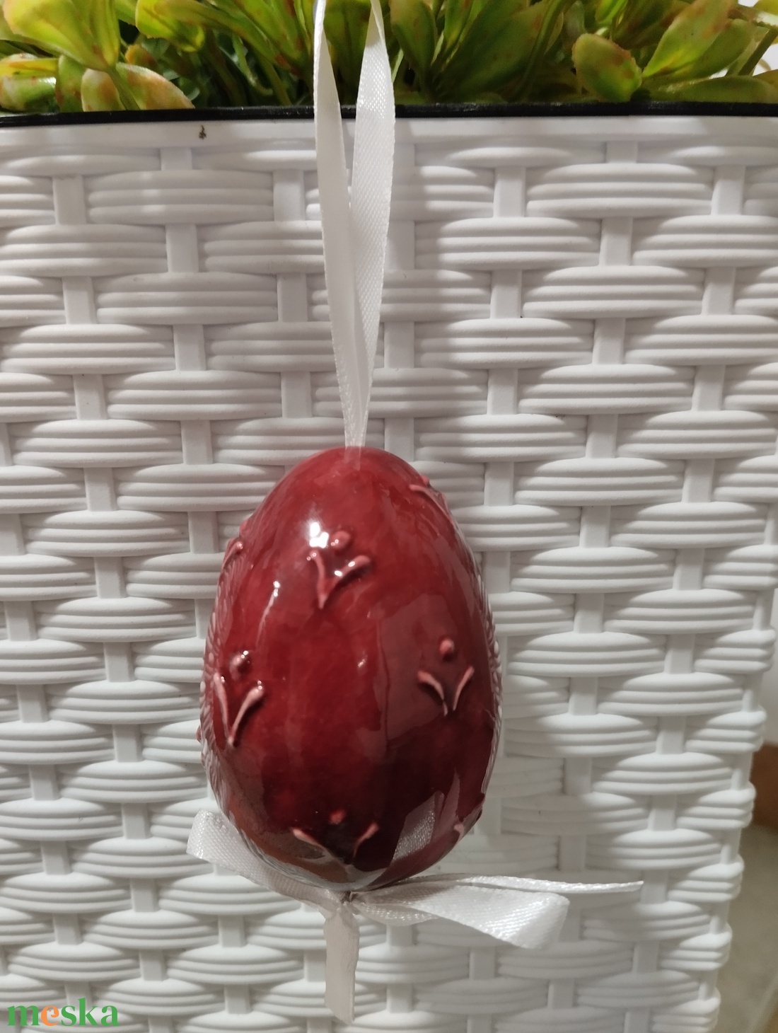 Kerámia hímes tojás  - otthon & életmód - dekoráció - asztal és polc dekoráció - asztaldísz - Meska.hu