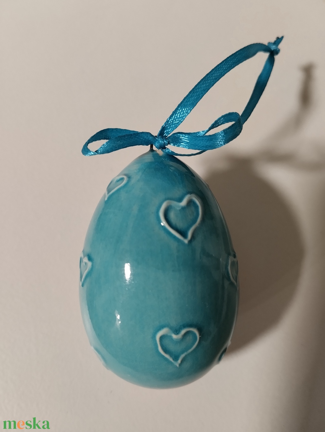 Kerámia hímes tojás  - otthon & életmód - dekoráció - asztal és polc dekoráció - asztaldísz - Meska.hu