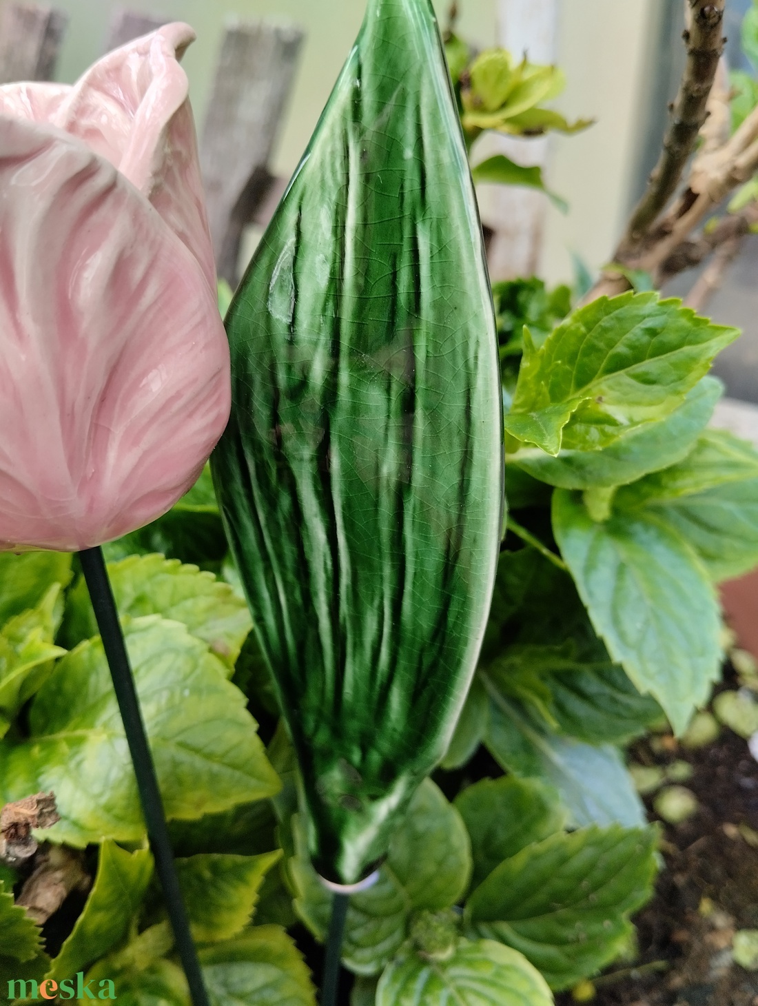 Kerámia levél, tulipánhoz - otthon & életmód - ház & kert - kerti dísz - Meska.hu Kerámia levél, tulipánhoz - otthon & életmód - ház & kert - kerti dísz - Meska.hu