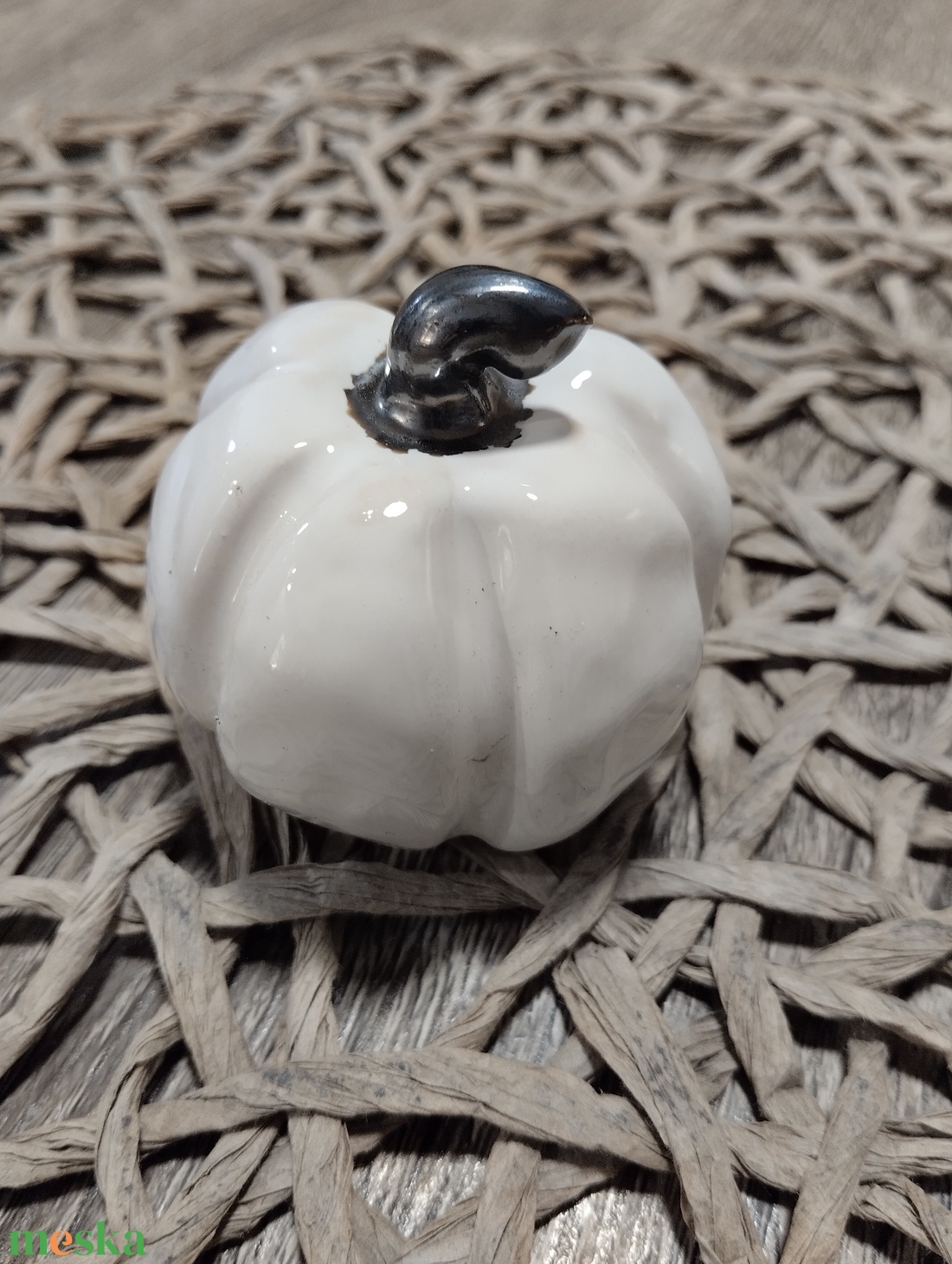 Kerámia tök, kicsi - otthon & életmód - dekoráció - halloween - halloweeni tök és lámpás - Meska.hu Kerámia tök, kicsi - otthon & életmód - dekoráció - halloween - halloweeni tök és lámpás - Meska.hu