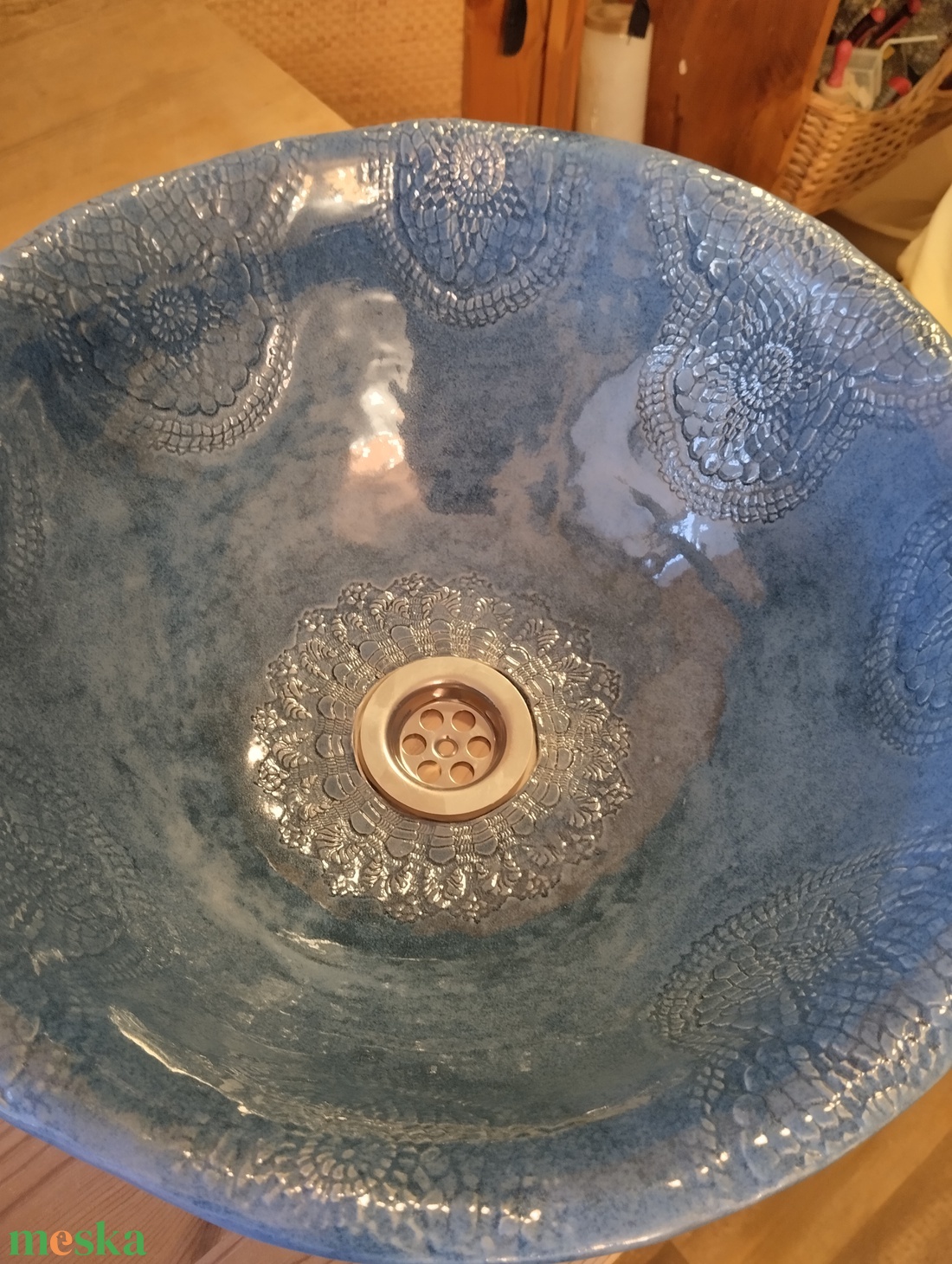 Kerámia mosdókagyló - otthon & életmód - fürdőszoba - mosdótál - Meska.hu