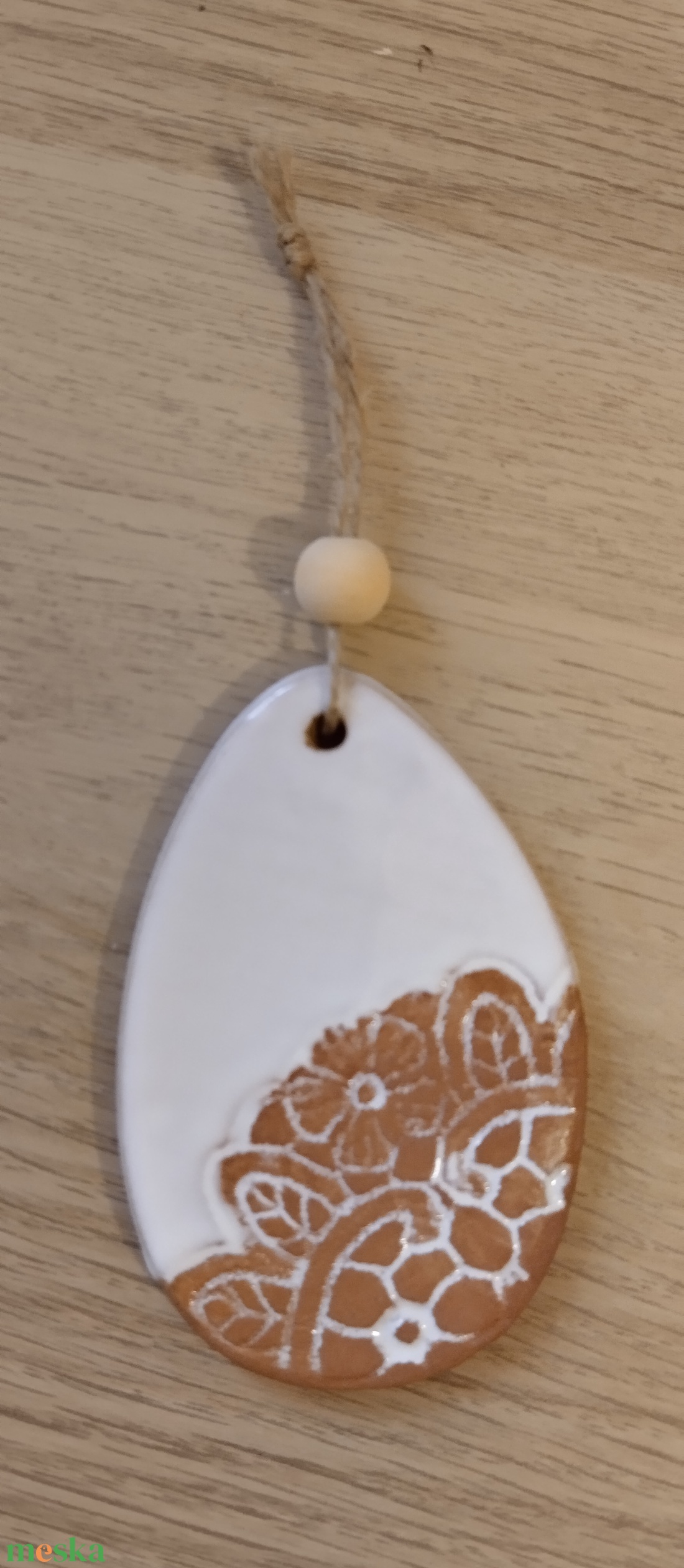 Húsvéti dísz, csipkemintás  - ünnepi díszek, dekorációk - húsvéti díszek és dekorációk - húsvéti tojásfadíszek - Meska.hu