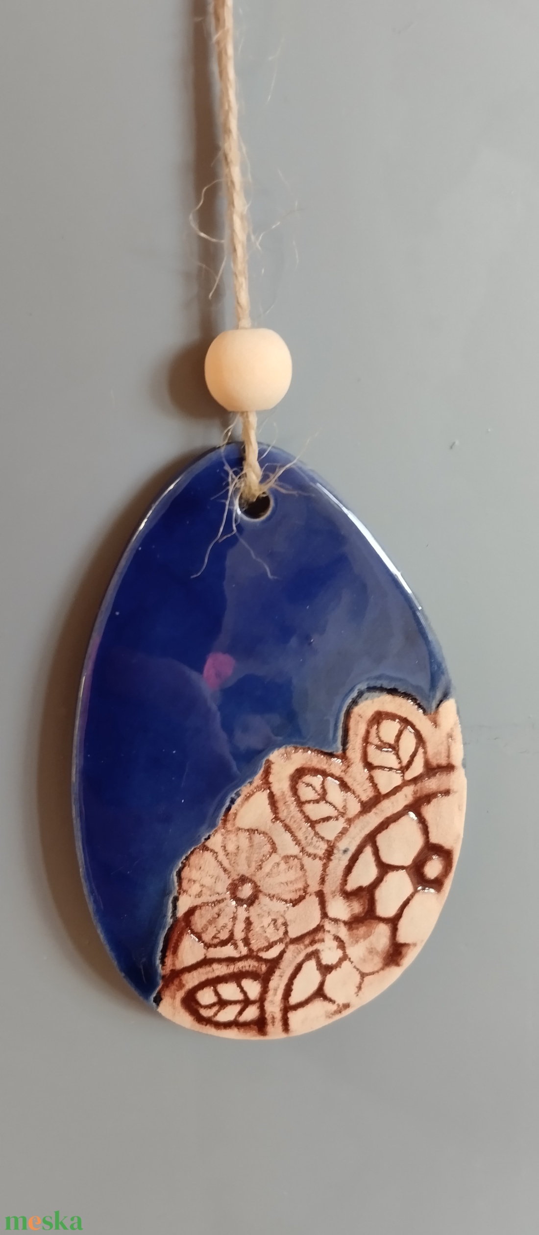 Húsvéti dísz, csipkemintás  - ünnepi díszek, dekorációk - húsvéti díszek és dekorációk - húsvéti tojásfadíszek - Meska.hu