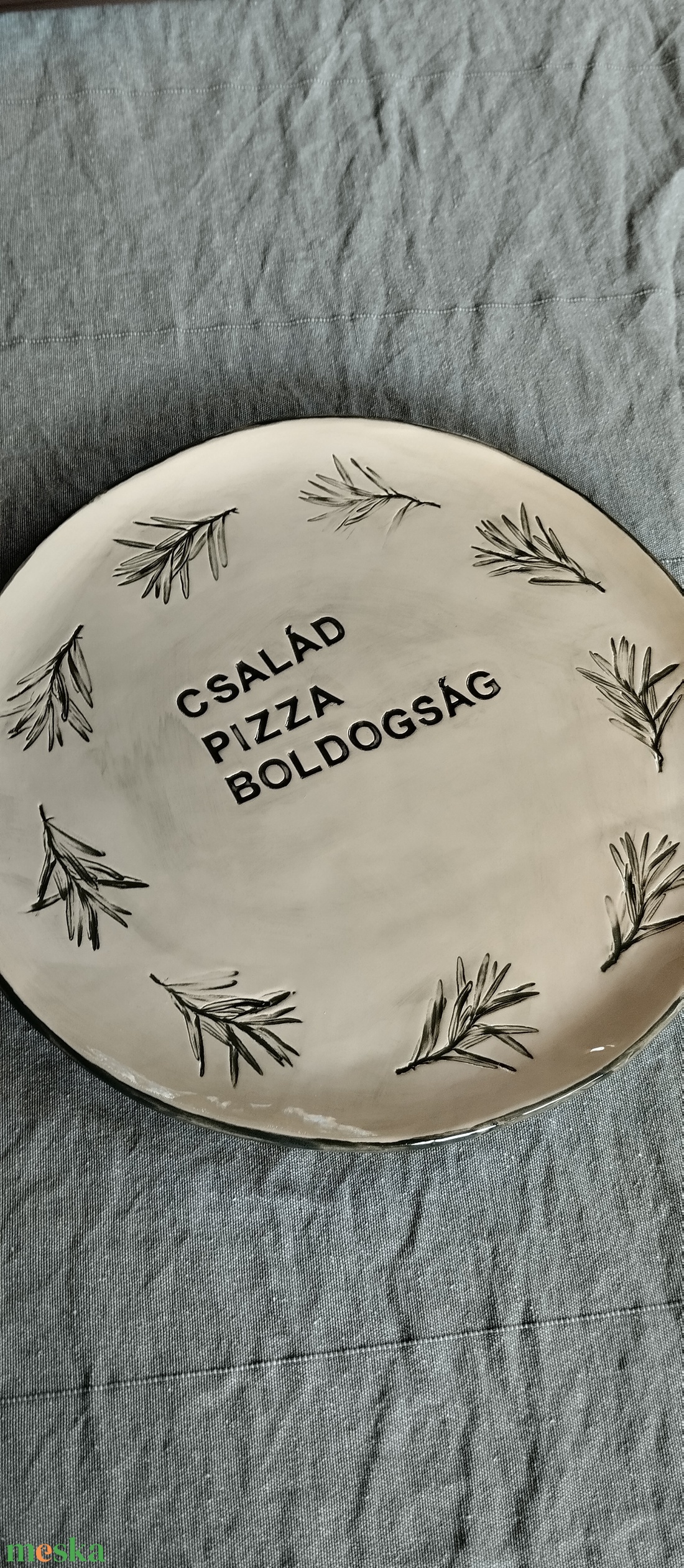 Pizza tányér, növény nyomatos - otthon & életmód - konyhafelszerelés, tálalás - tálalás - tányér & étkészlet - Meska.hu Pizza tányér, növény nyomatos - otthon & életmód - konyhafelszerelés, tálalás - tálalás - tányér & étkészlet - Meska.hu