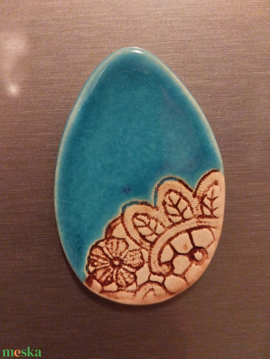 Húsvéti tojás hűtőmágnes  - otthon & életmód - konyhafelszerelés, tálalás - konyhai dekoráció - hűtőmágnes - Meska.hu