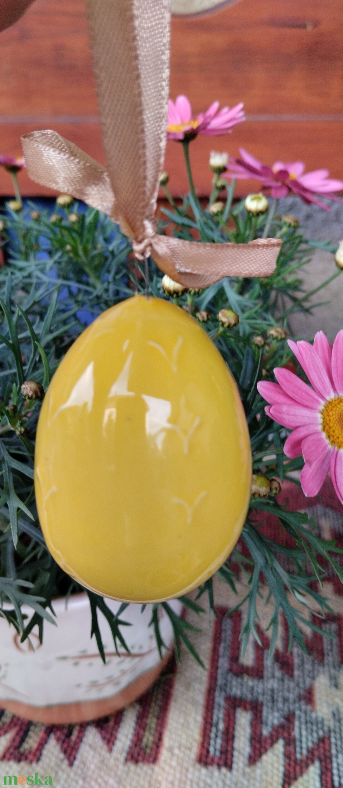 Kerámia hímes tojás  - otthon & életmód - dekoráció - asztal és polc dekoráció - asztaldísz - Meska.hu