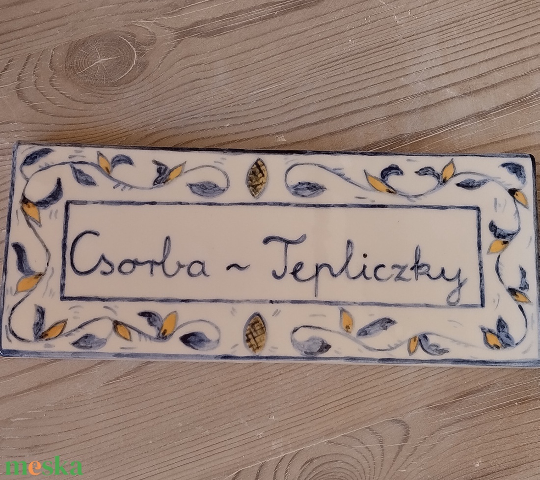 Kerámia névtábla többféle  - otthon & életmód - ház & kert - névtábla - Meska.hu