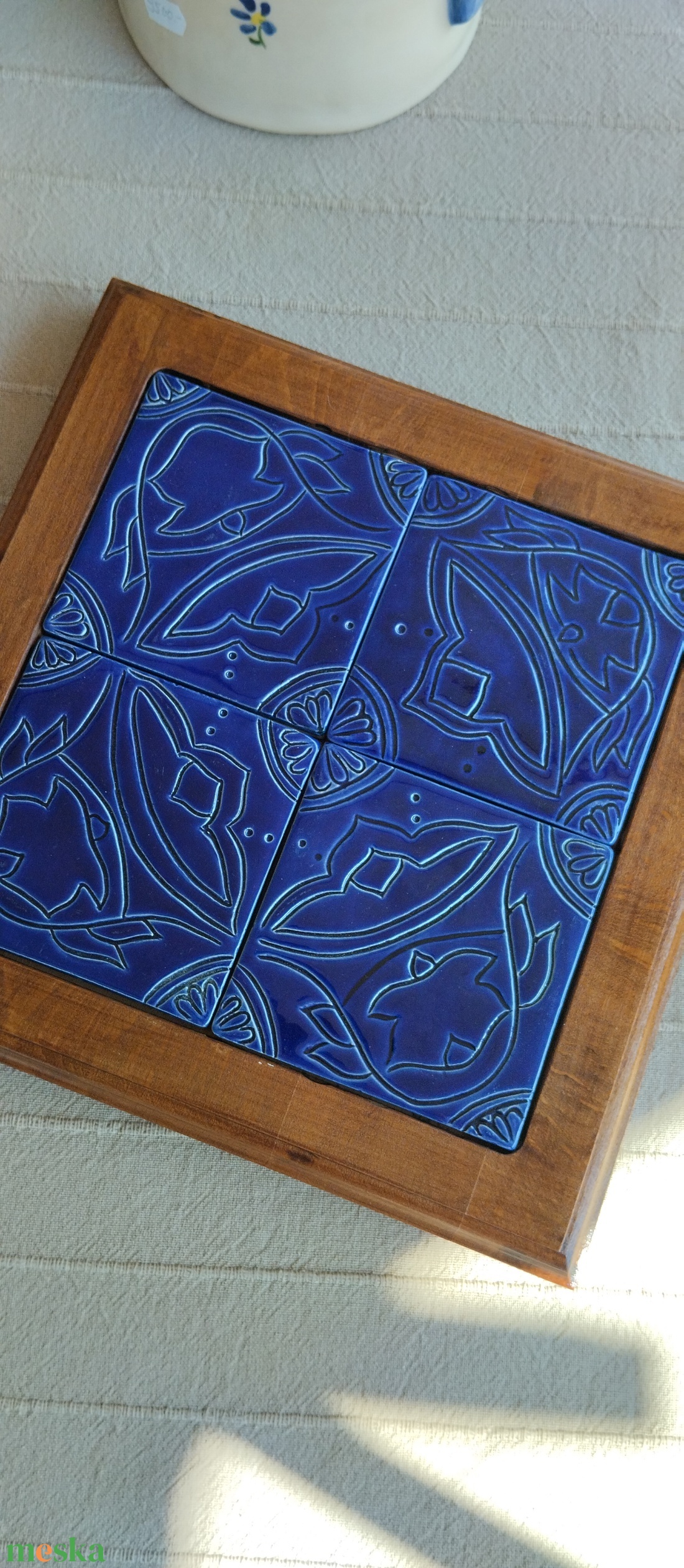 Edényalátét kerámia betétes - otthon & életmód - konyhafelszerelés, tálalás - sütés, főzés - edényalátét - Meska.hu Edényalátét kerámia betétes - otthon & életmód - konyhafelszerelés, tálalás - sütés, főzés - edényalátét - Meska.hu