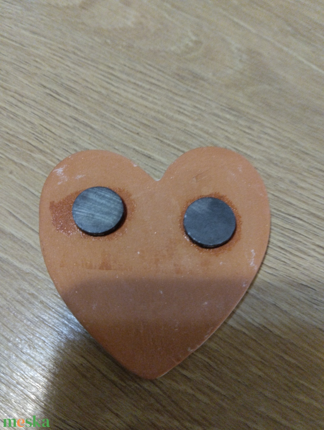 Szívecske hűtőmágnes  - otthon & életmód - konyhafelszerelés, tálalás - konyhai dekoráció - hűtőmágnes - Meska.hu