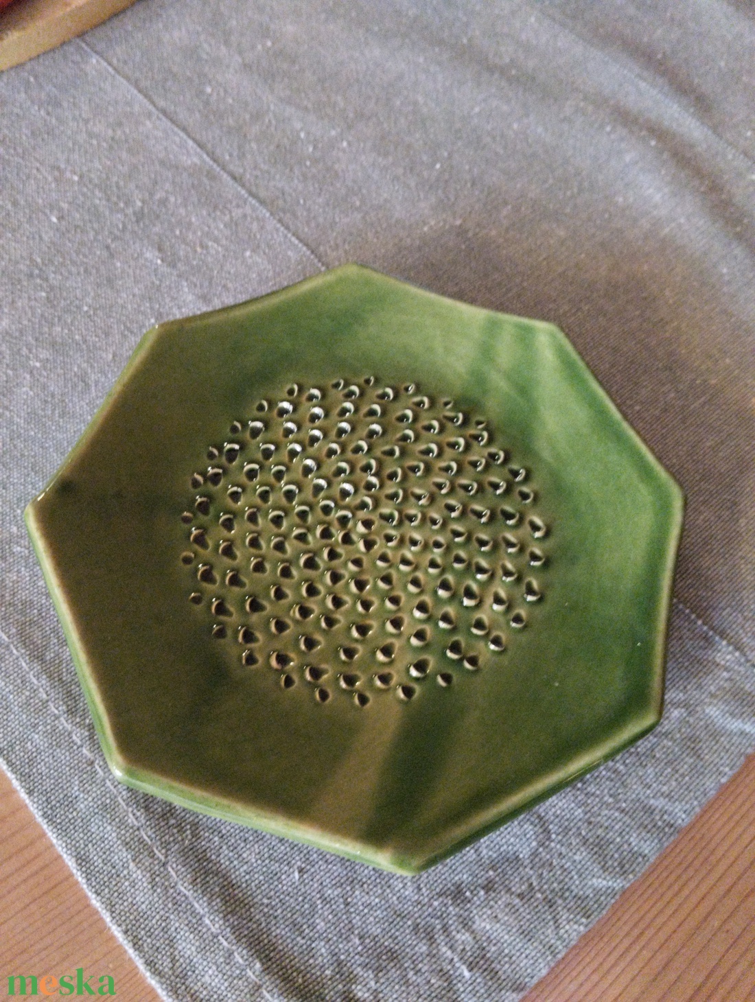 Kerámia fokhagyma reszelő - otthon & életmód - konyhafelszerelés, tálalás - konyhai tárolás - fűszertartó - Meska.hu