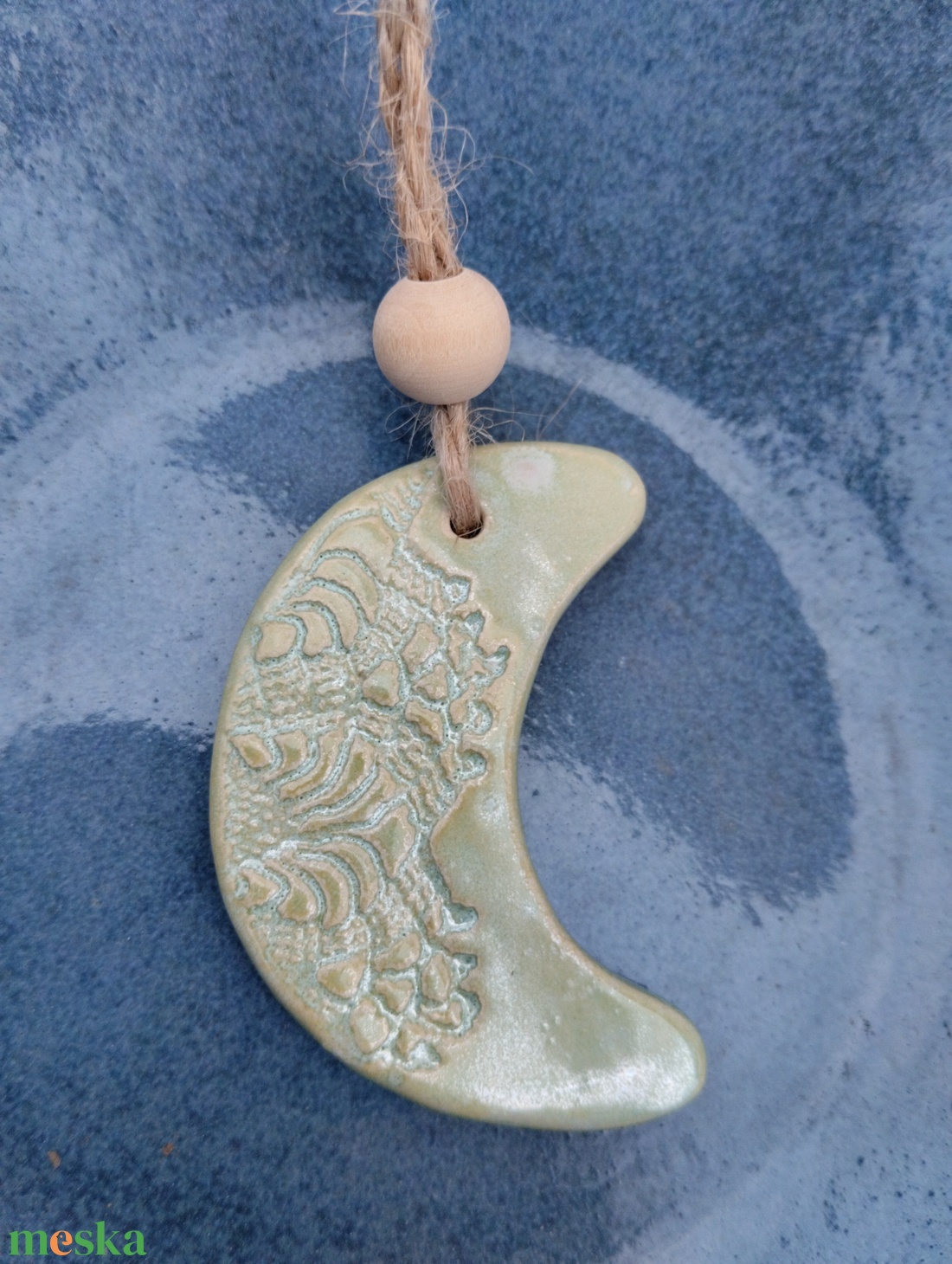 Kerámia fenyődísz  - karácsony - karácsonyi lakásdekoráció - karácsonyfadíszek - Meska.hu