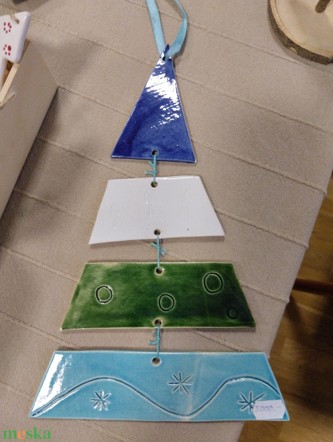 Karácsonyfa ajtó dísz - karácsony - karácsonyi lakásdekoráció - karácsonyi ajtódíszek - Meska.hu