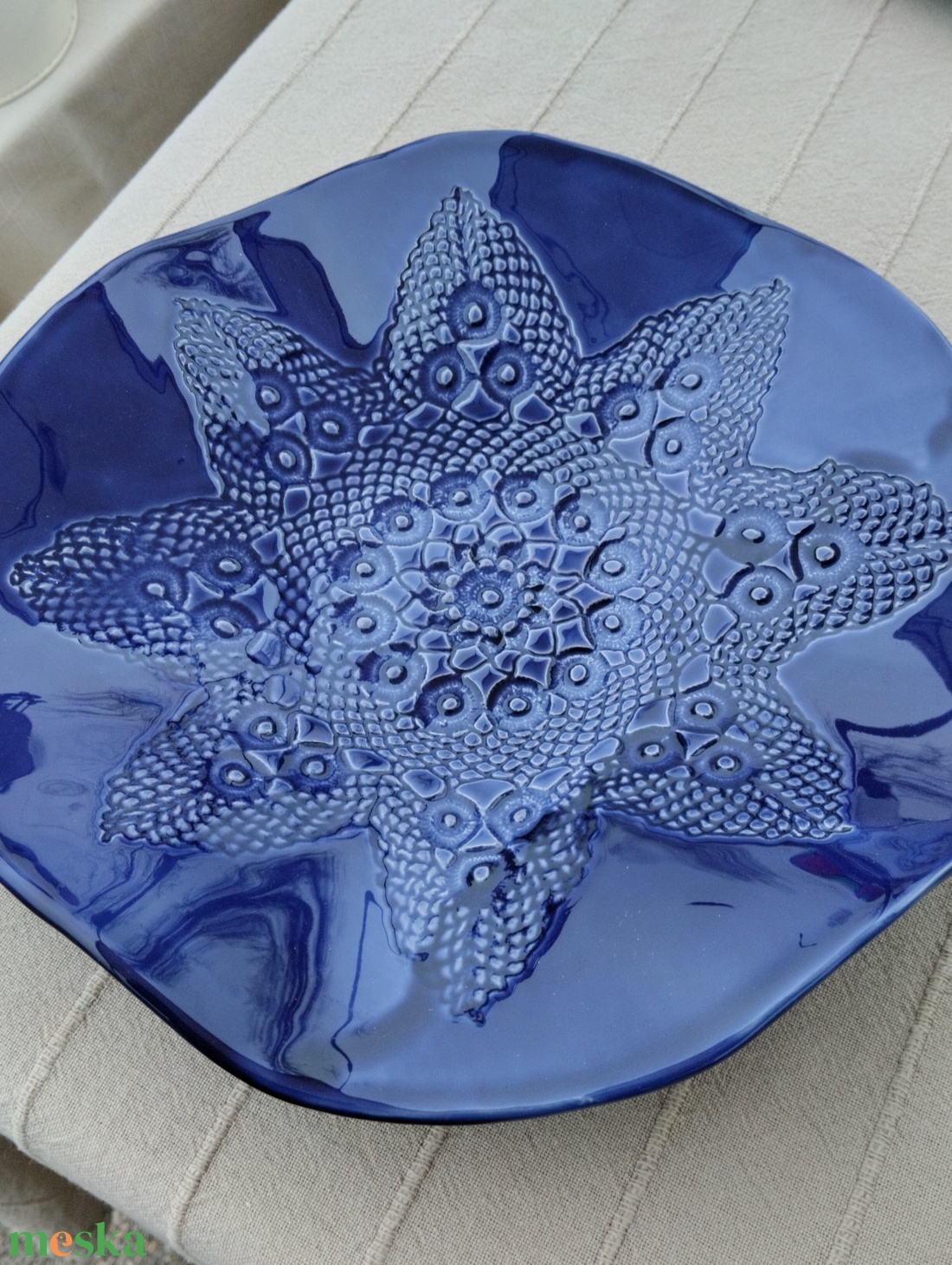 Kerámia kínáló tál - otthon & életmód - konyhafelszerelés, tálalás - tálalás - kínálótál - Meska.hu