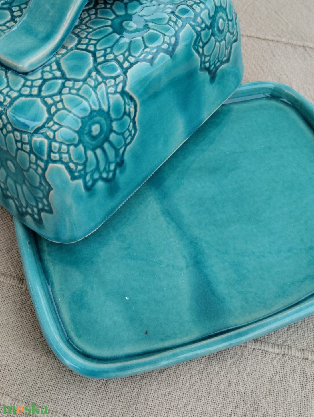 Vajtartó  - otthon & életmód - konyhafelszerelés, tálalás - konyhai tárolás - méz & vajtartó - Meska.hu