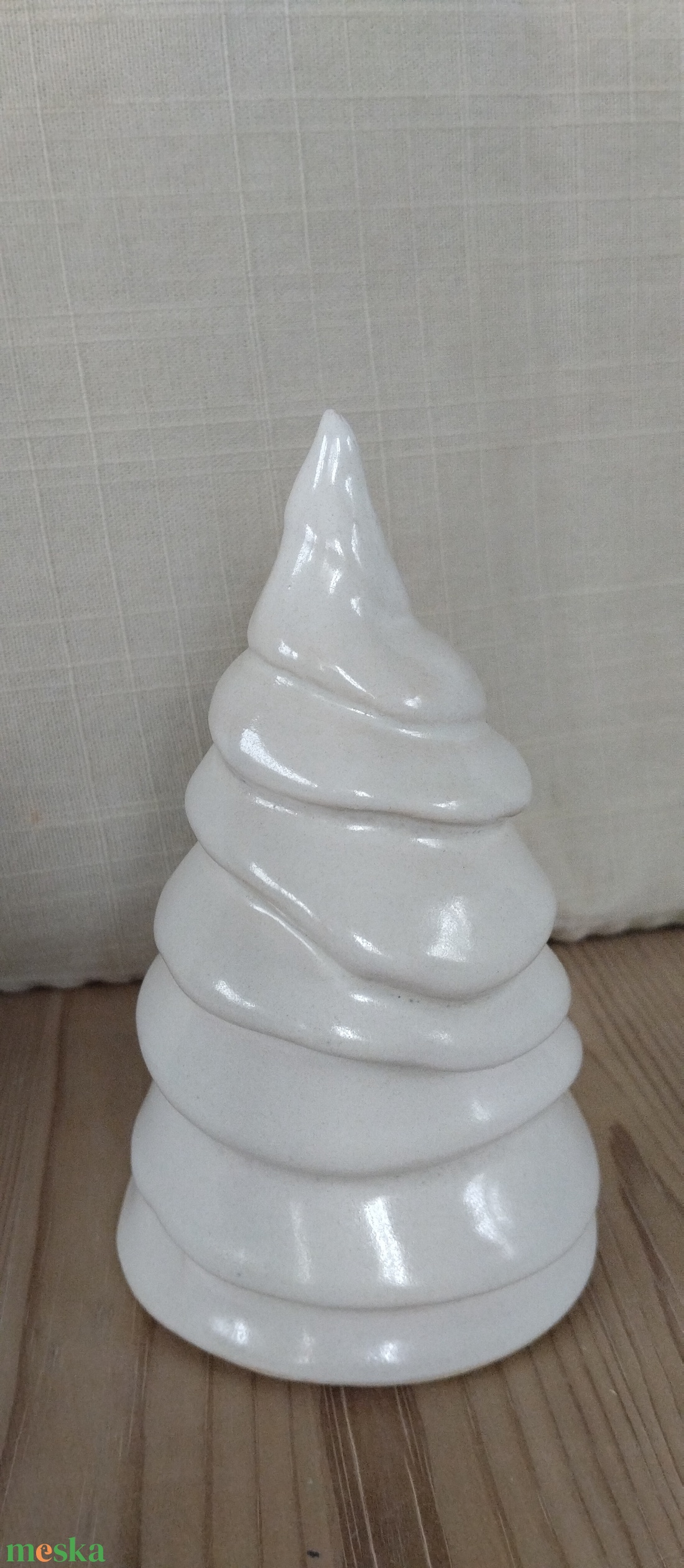 Kerámia fenyőfa dísz - karácsony - karácsonyi lakásdekoráció - karácsonyi lakásdíszek - Meska.hu