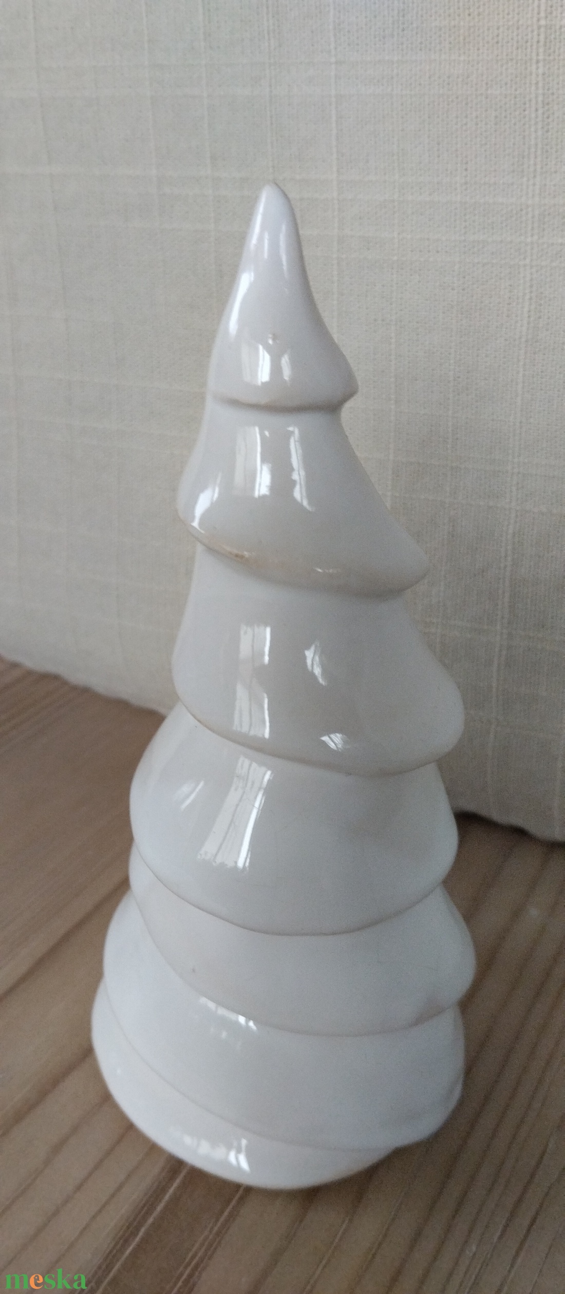 Kerámia fenyőfa dísz - karácsony - karácsonyi lakásdekoráció - karácsonyi lakásdíszek - Meska.hu