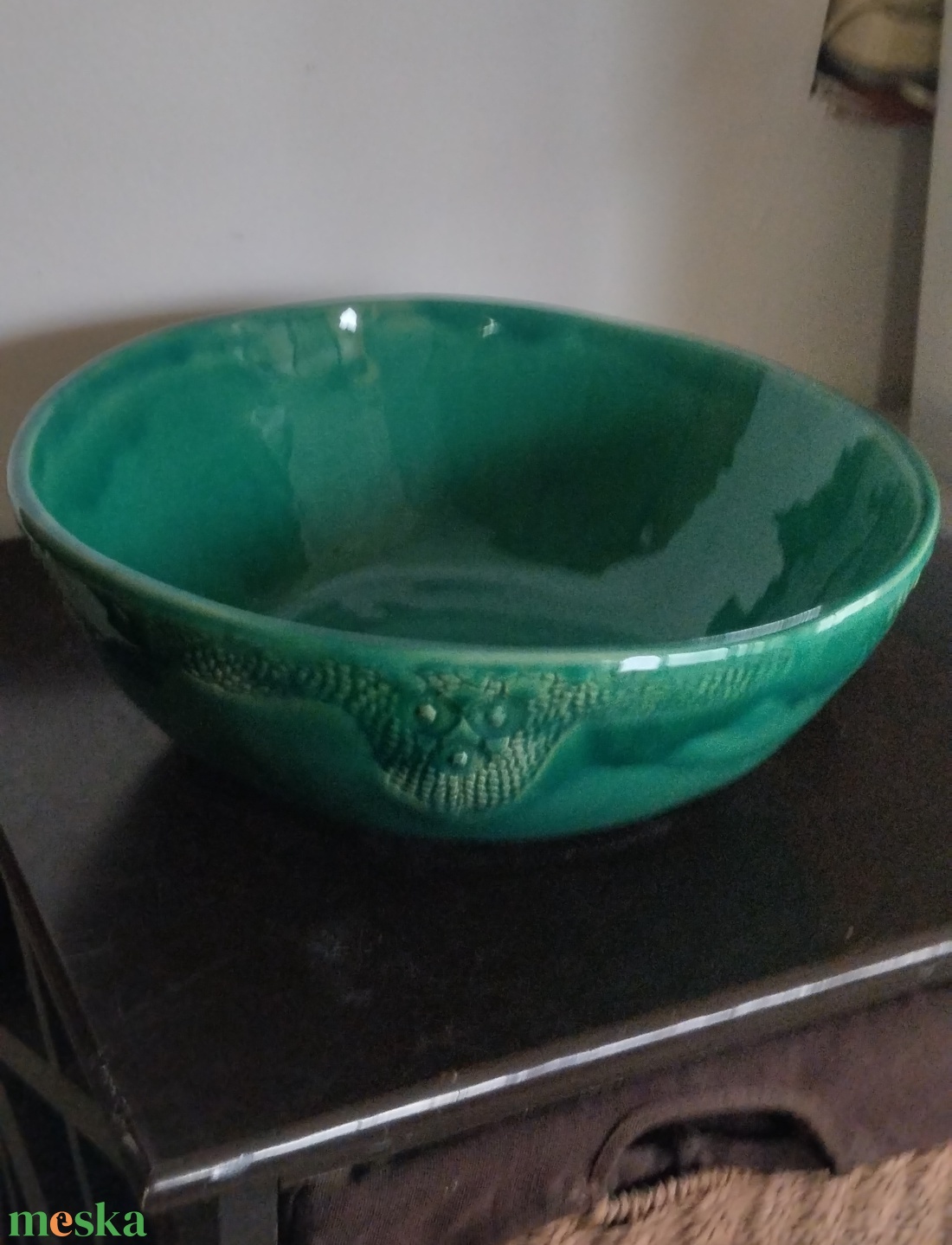 Kerámia kínáló keverő tál - otthon & életmód - konyhafelszerelés, tálalás - tálalás - kínálótál - Meska.hu