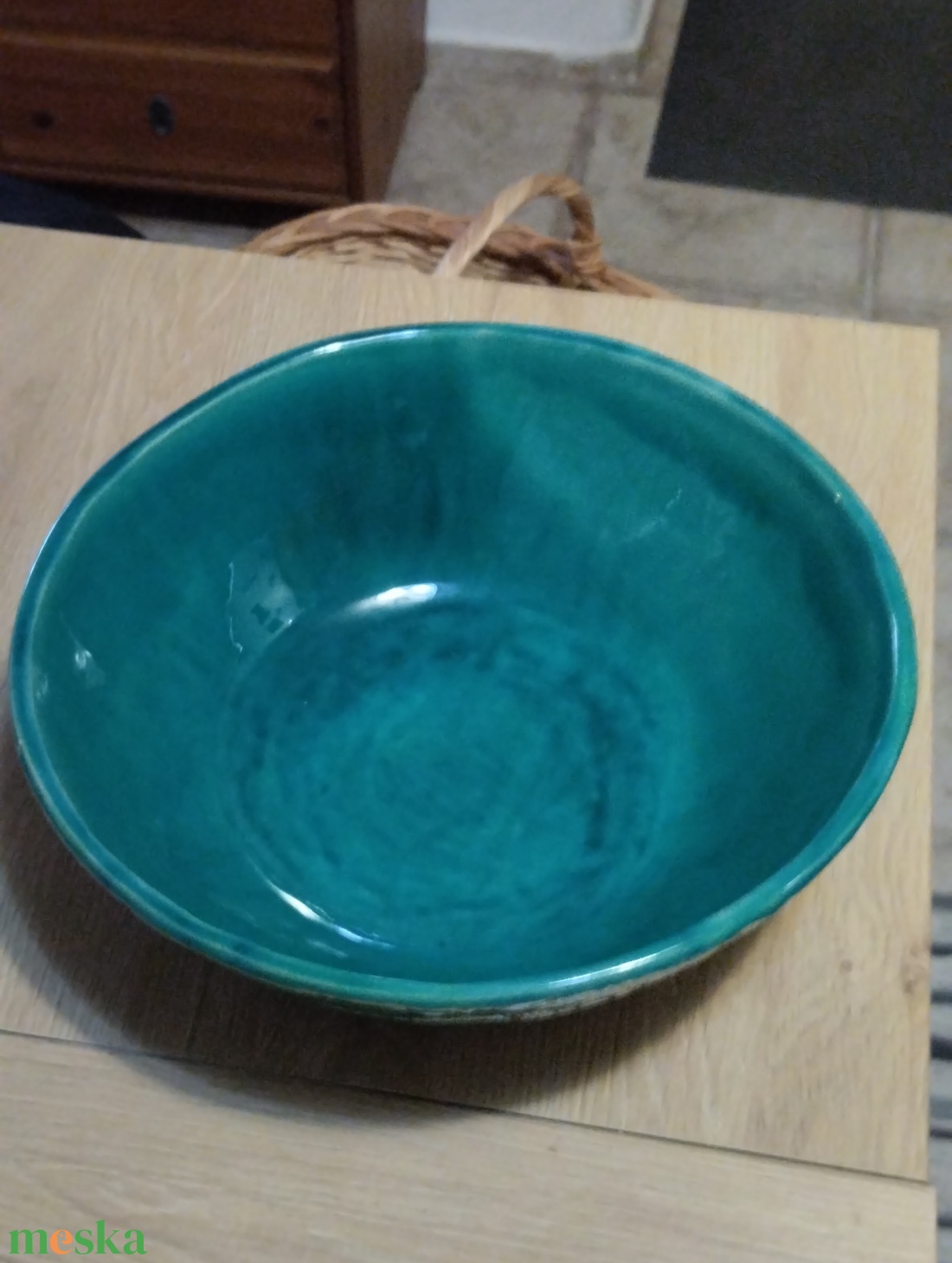 Kerámia kínáló keverő tál - otthon & életmód - konyhafelszerelés, tálalás - tálalás - kínálótál - Meska.hu