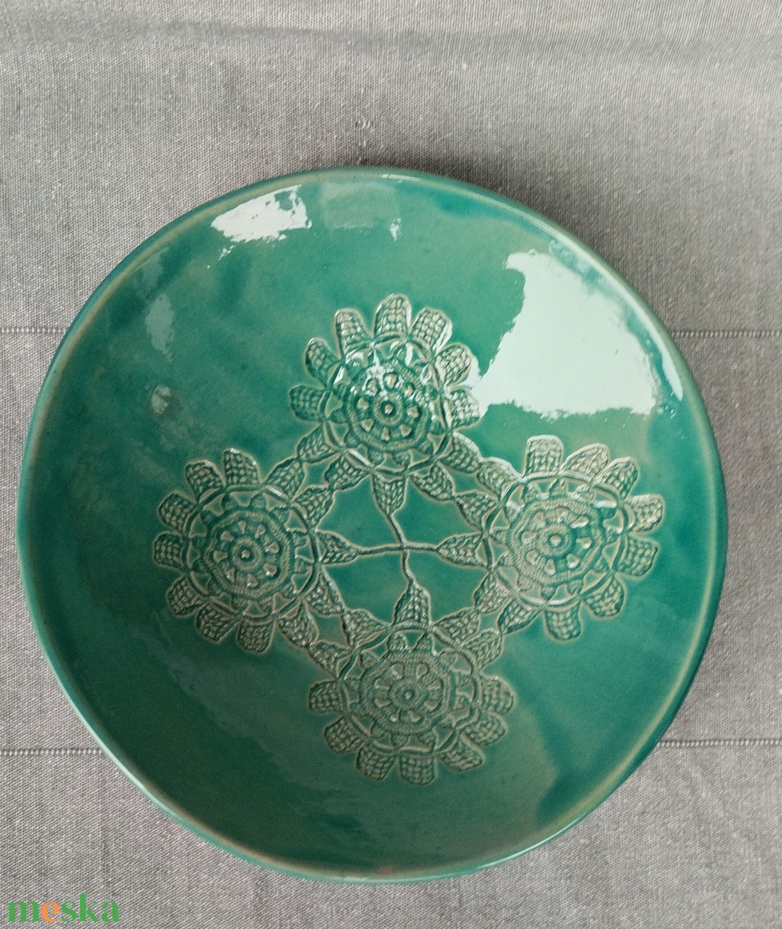 Kerámia kínáló tál - otthon & életmód - konyhafelszerelés, tálalás - tálalás - kínálótál - Meska.hu