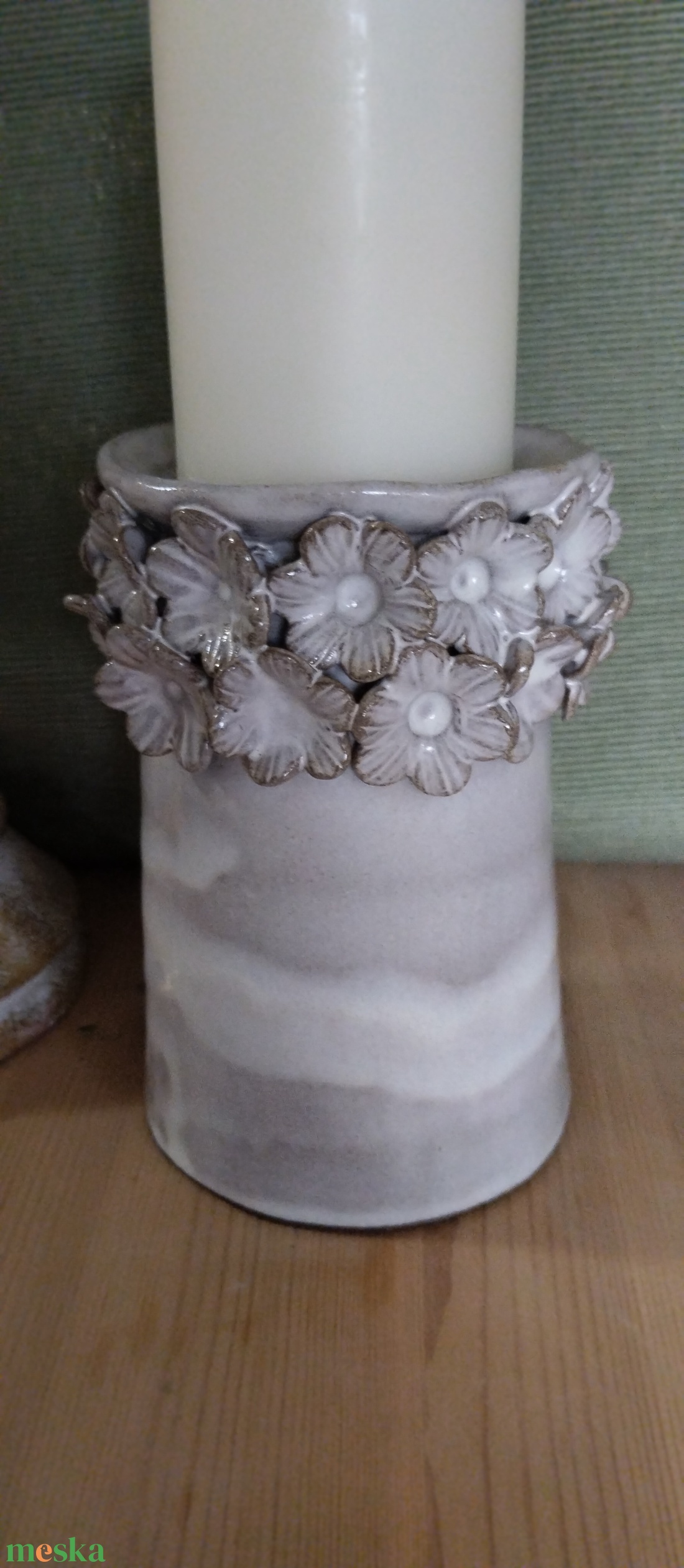 Kerámia gyertyatartó - otthon & életmód - gyertya, illat, aroma - gyertyatartó - Meska.hu