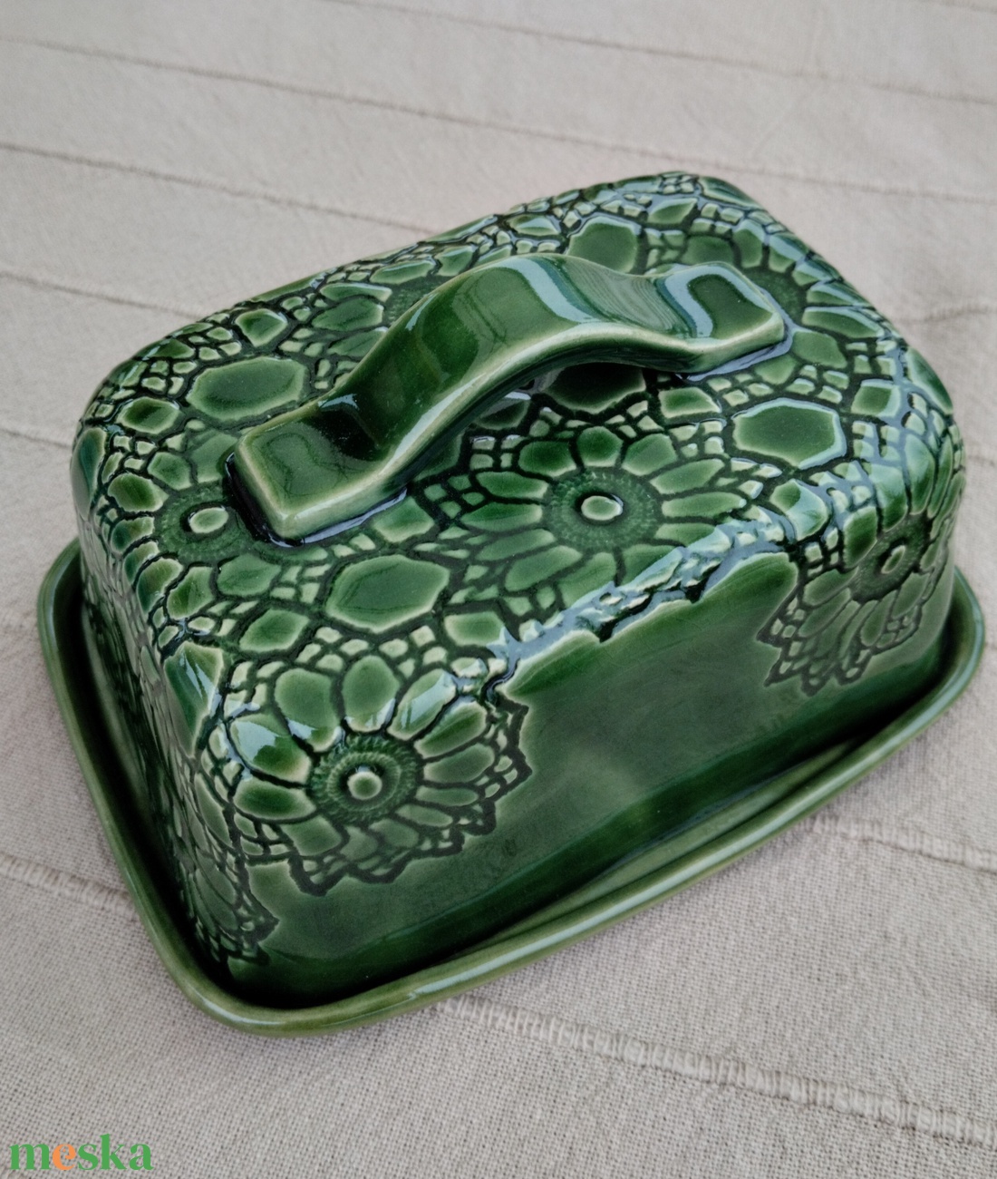 Vajtartó  - otthon & életmód - konyhafelszerelés, tálalás - konyhai tárolás - méz & vajtartó - Meska.hu