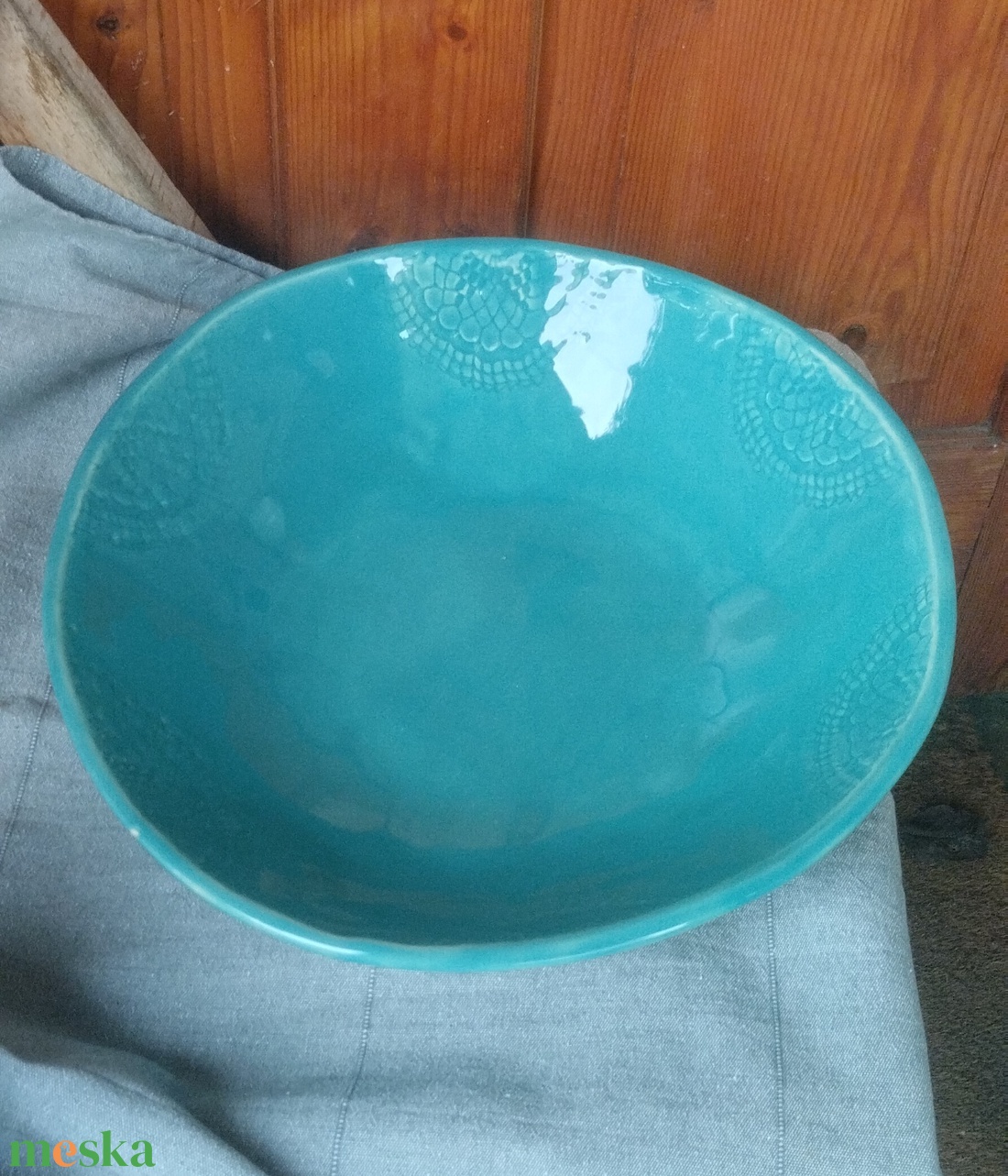 Kerámia kínáló / keverő tál - otthon & életmód - konyhafelszerelés, tálalás - tálalás - kínálótál - Meska.hu