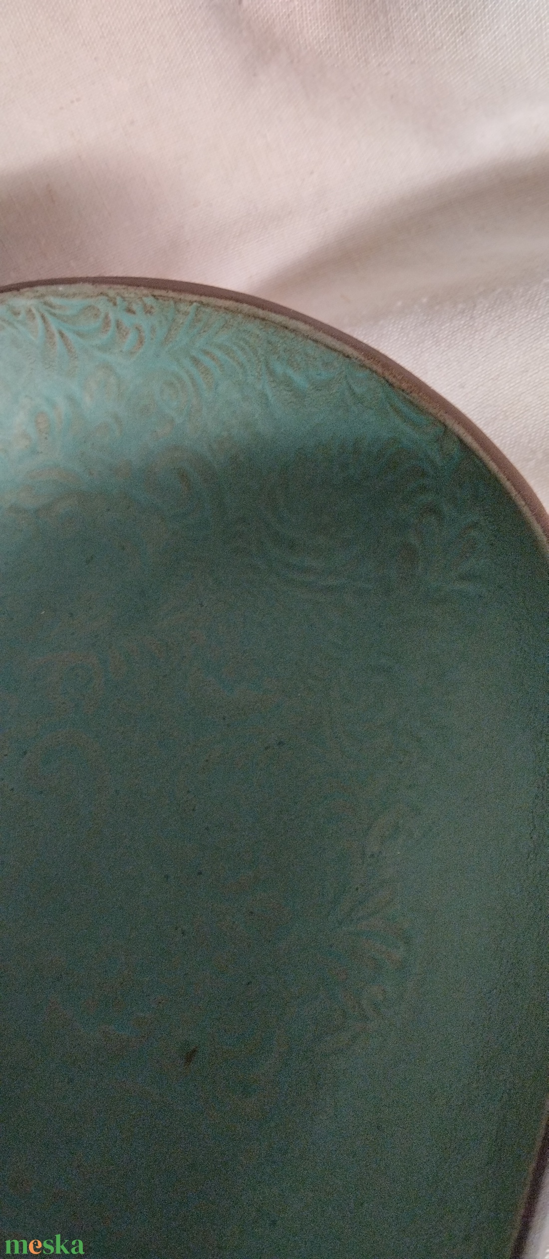 Kerámia kínáló tál ovális - otthon & életmód - konyhafelszerelés, tálalás - tálalás - kínálótál - Meska.hu