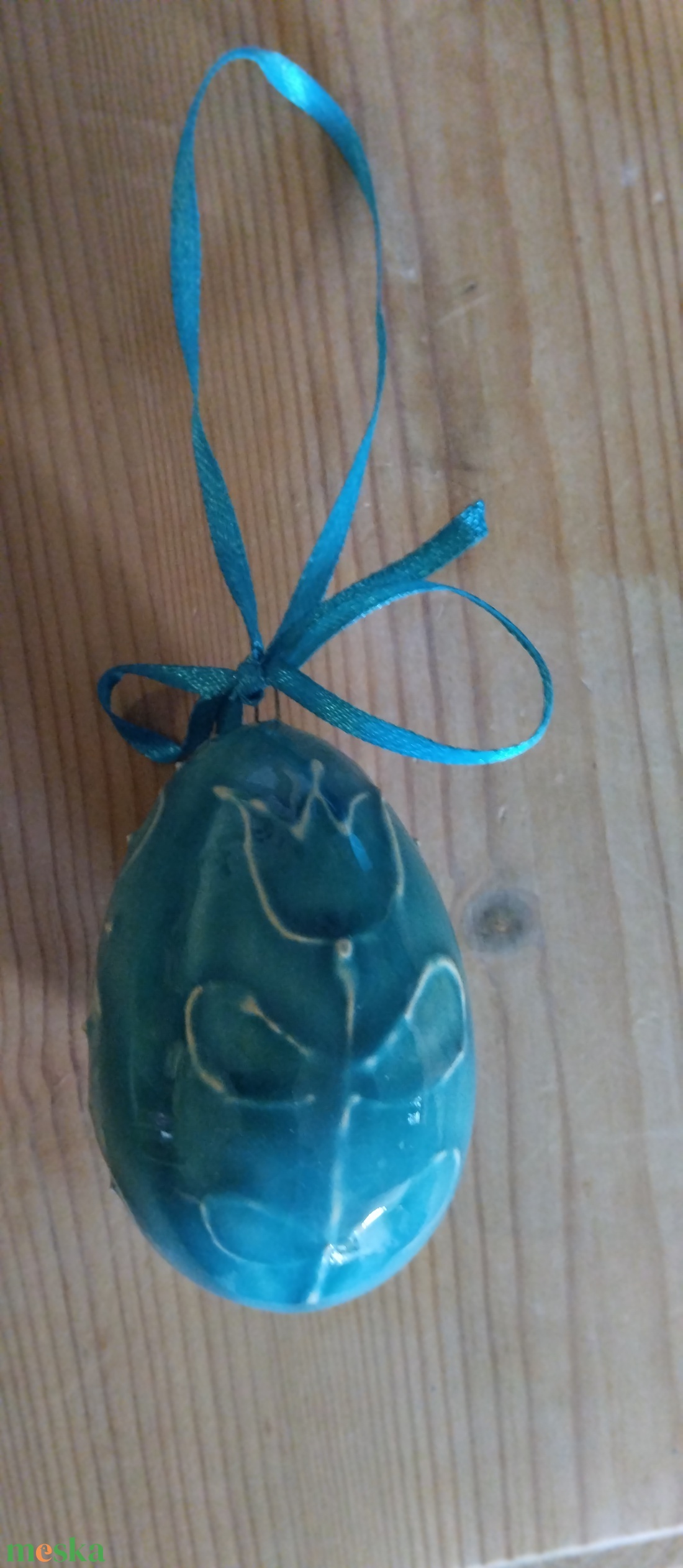 Kerámia hímes tojás  - otthon & életmód - dekoráció - asztal és polc dekoráció - asztaldísz - Meska.hu