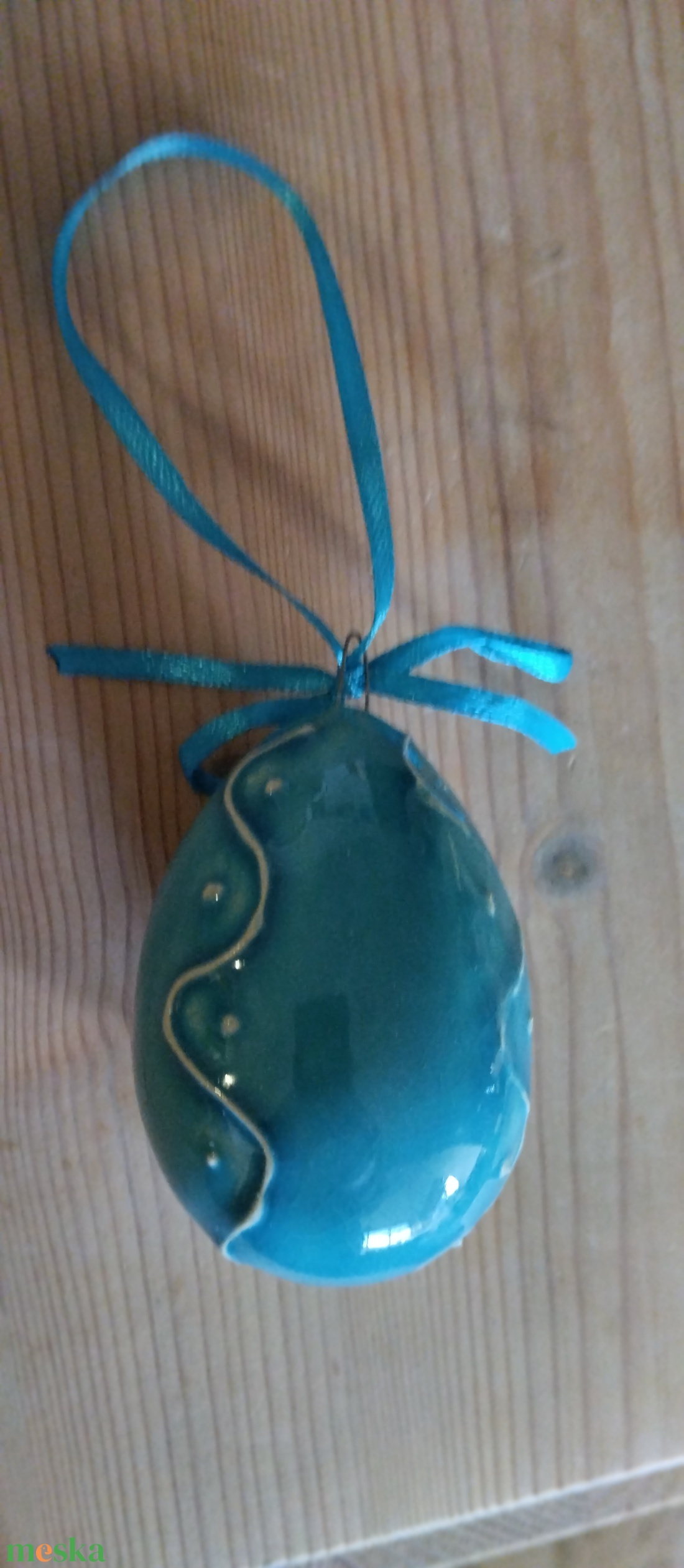 Kerámia hímes tojás  - otthon & életmód - dekoráció - asztal és polc dekoráció - asztaldísz - Meska.hu