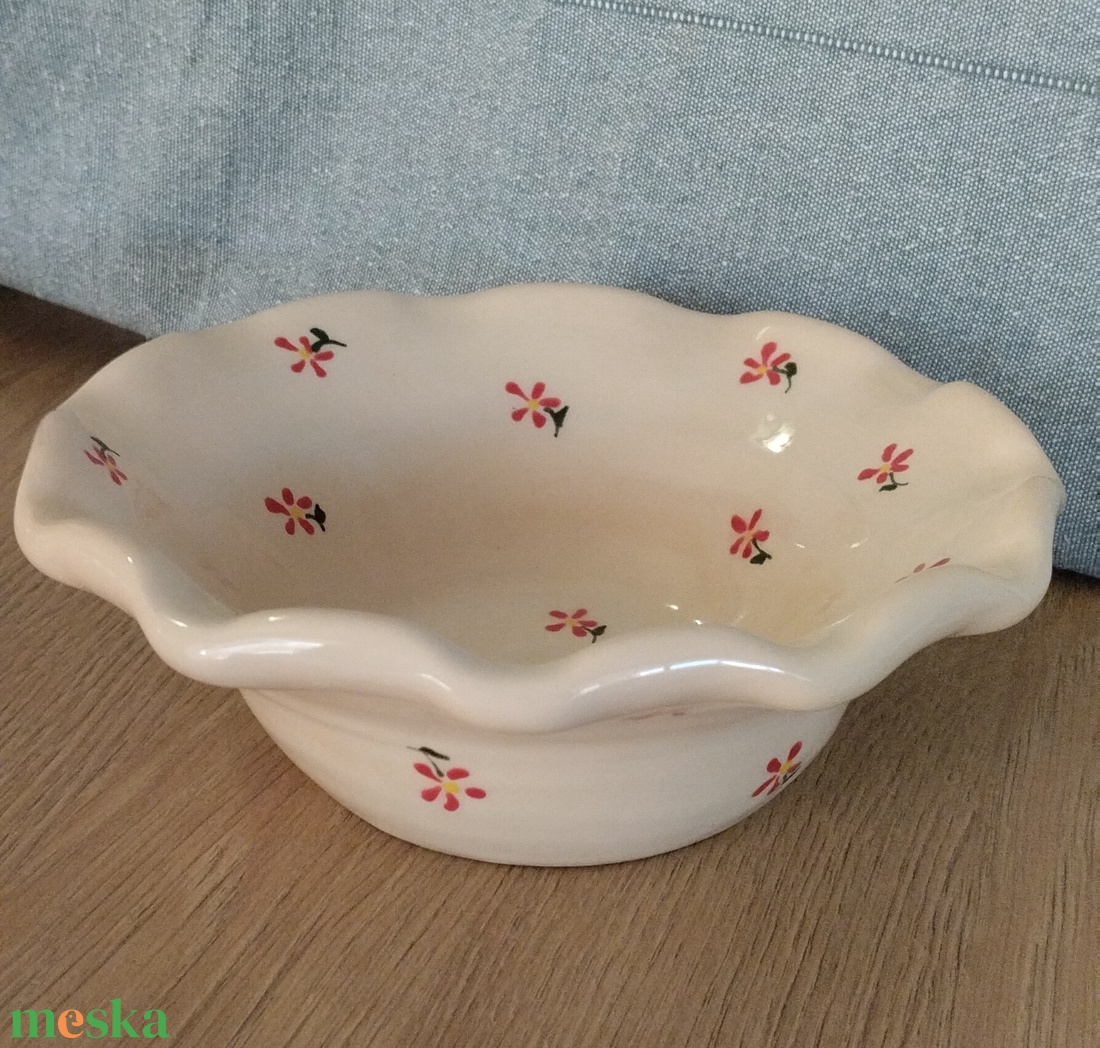 Kerámia kínáló tálka - otthon & életmód - konyhafelszerelés, tálalás - tálalás - kínálótál - Meska.hu